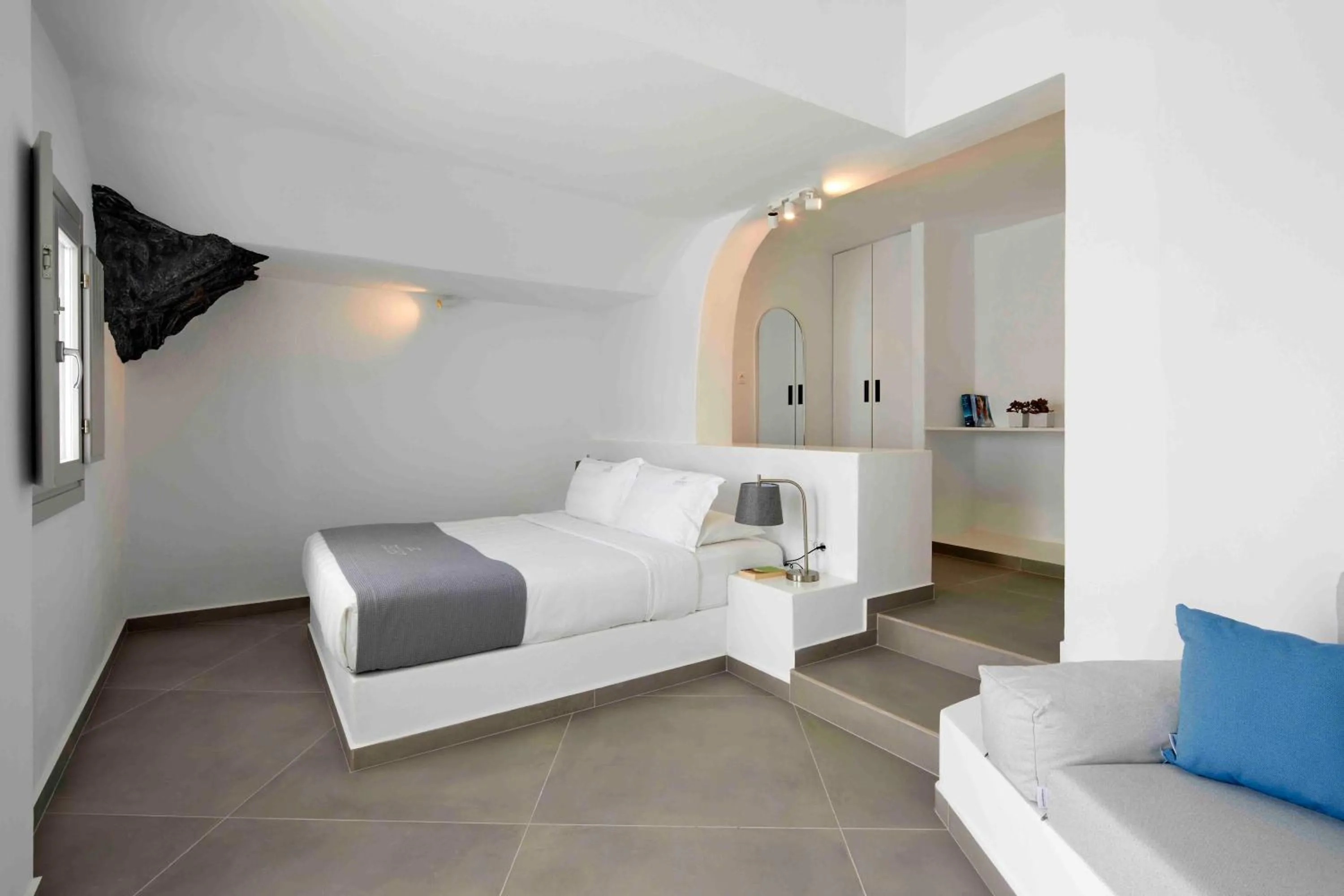 Bed in Marizan Caves & Villas