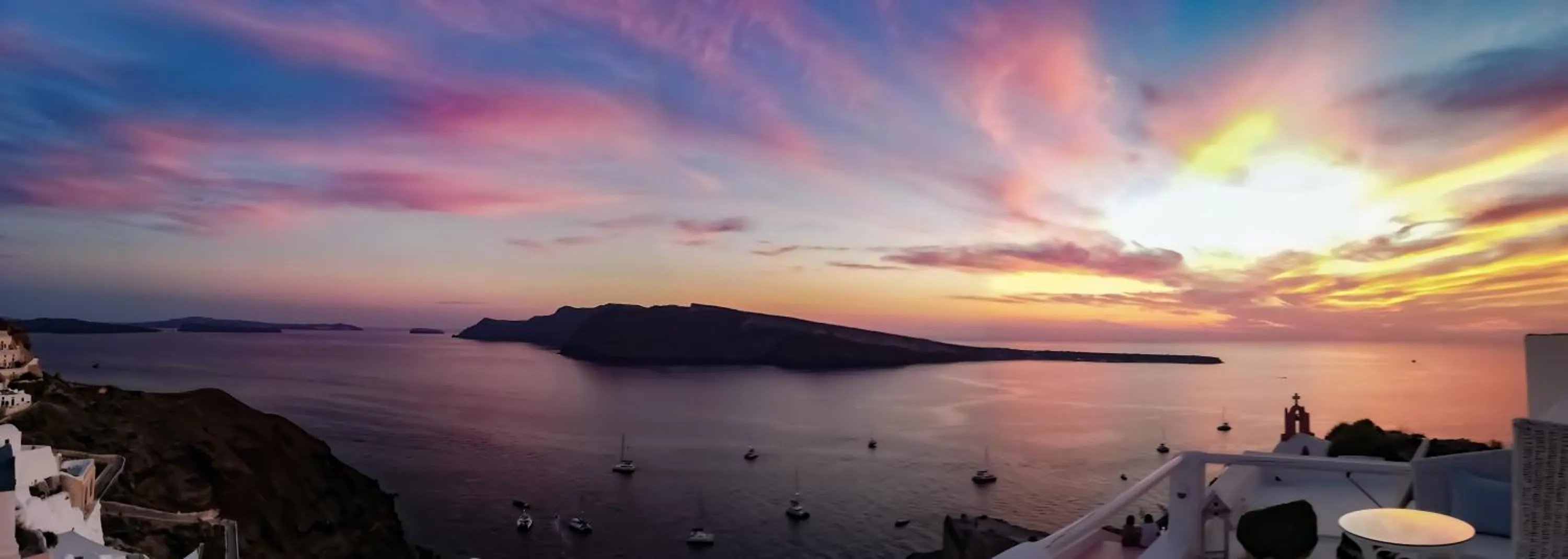 Sea view in Marizan Caves & Villas