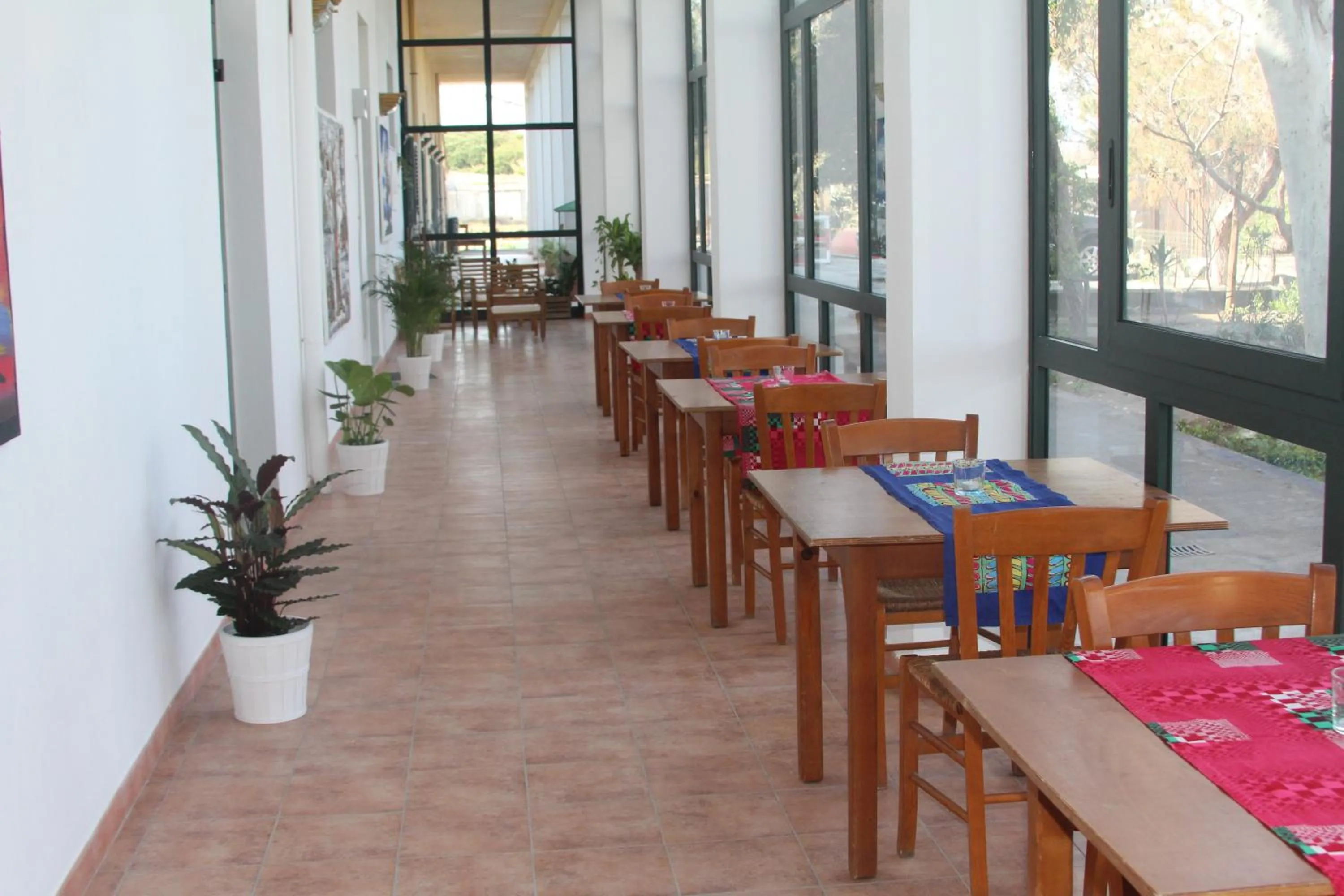 Breakfast in Beteyà Hostel Don Bosco