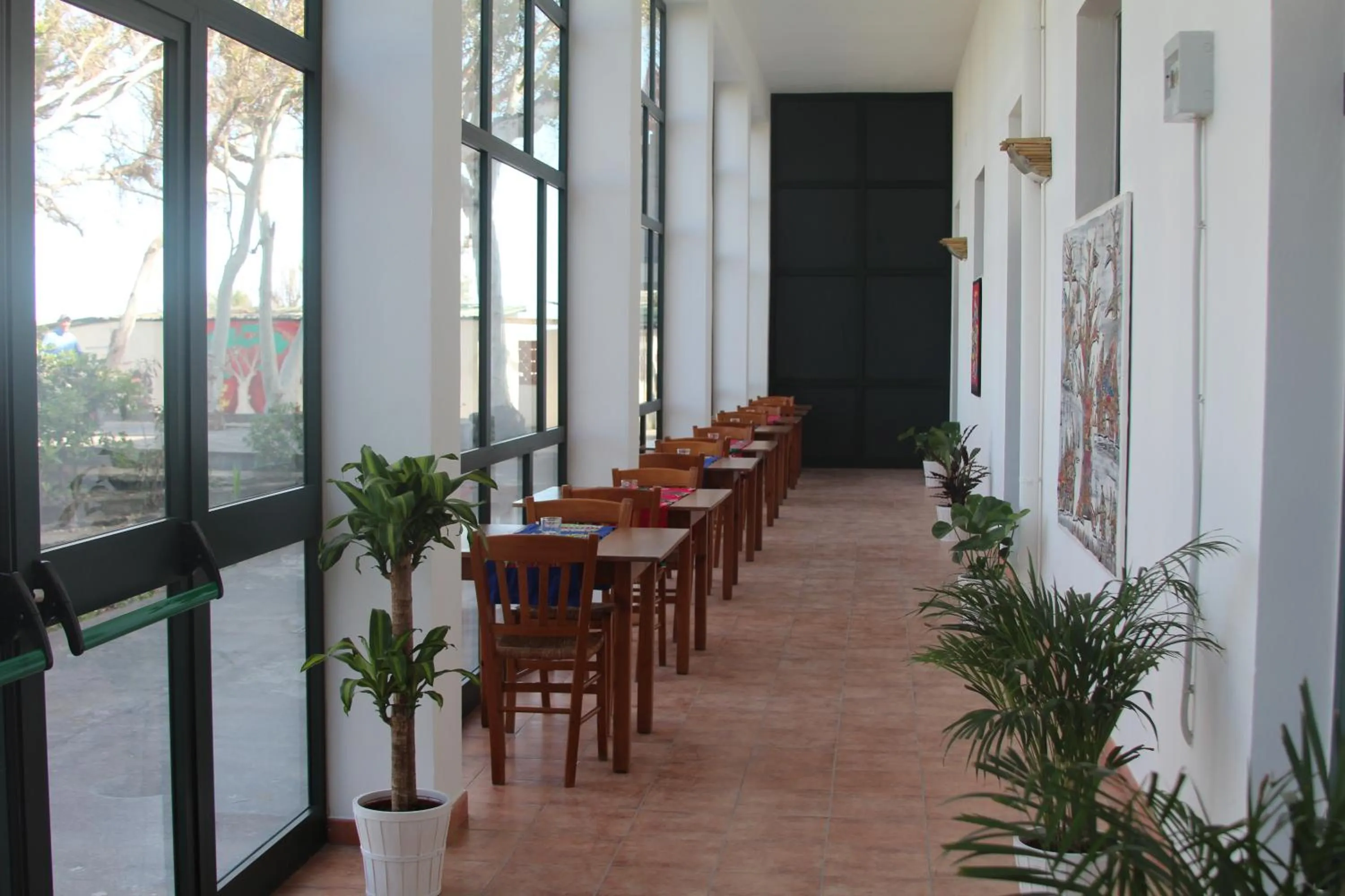 Breakfast in Beteyà Hostel Don Bosco