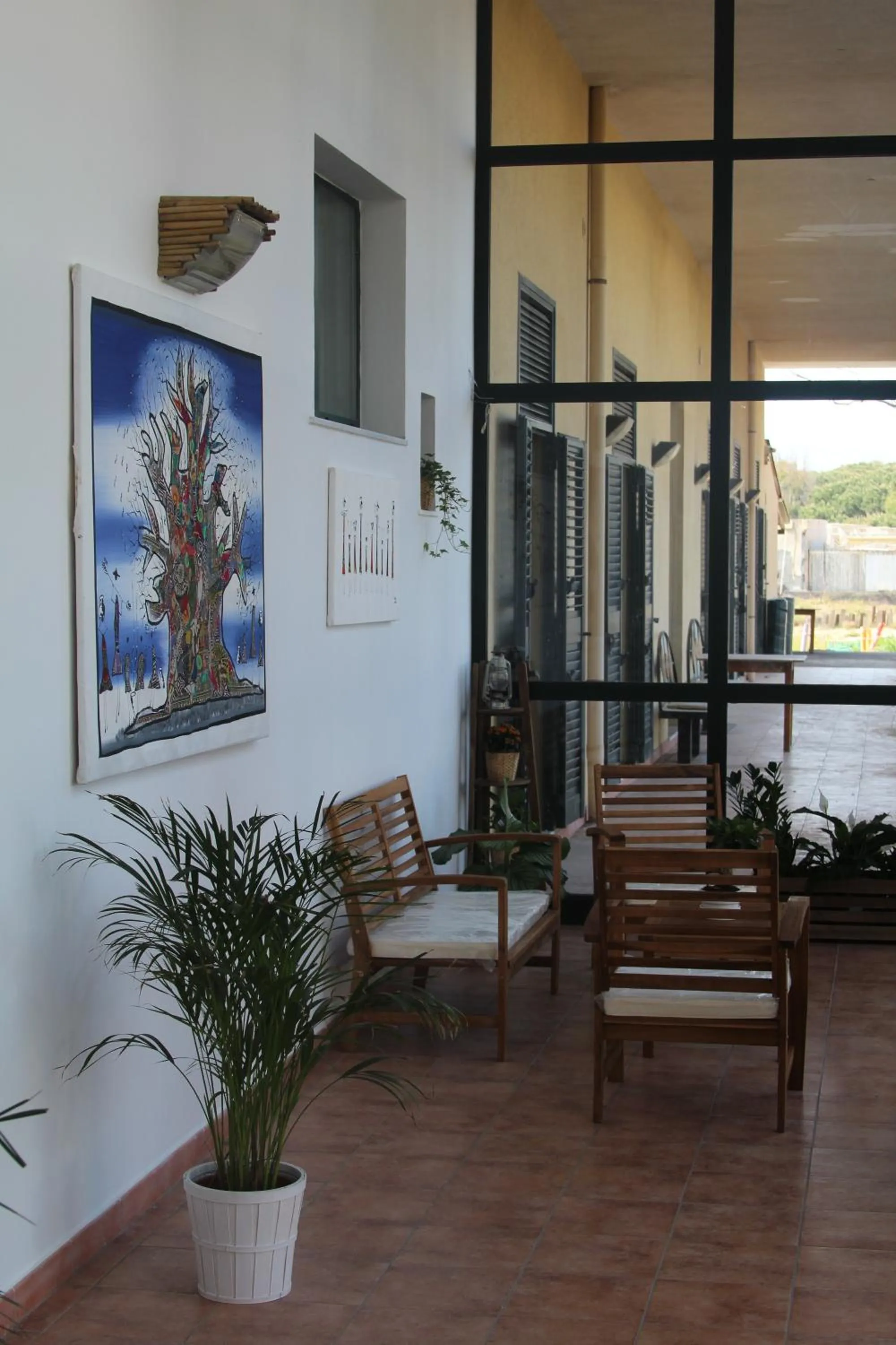 Breakfast in Beteyà Hostel Don Bosco