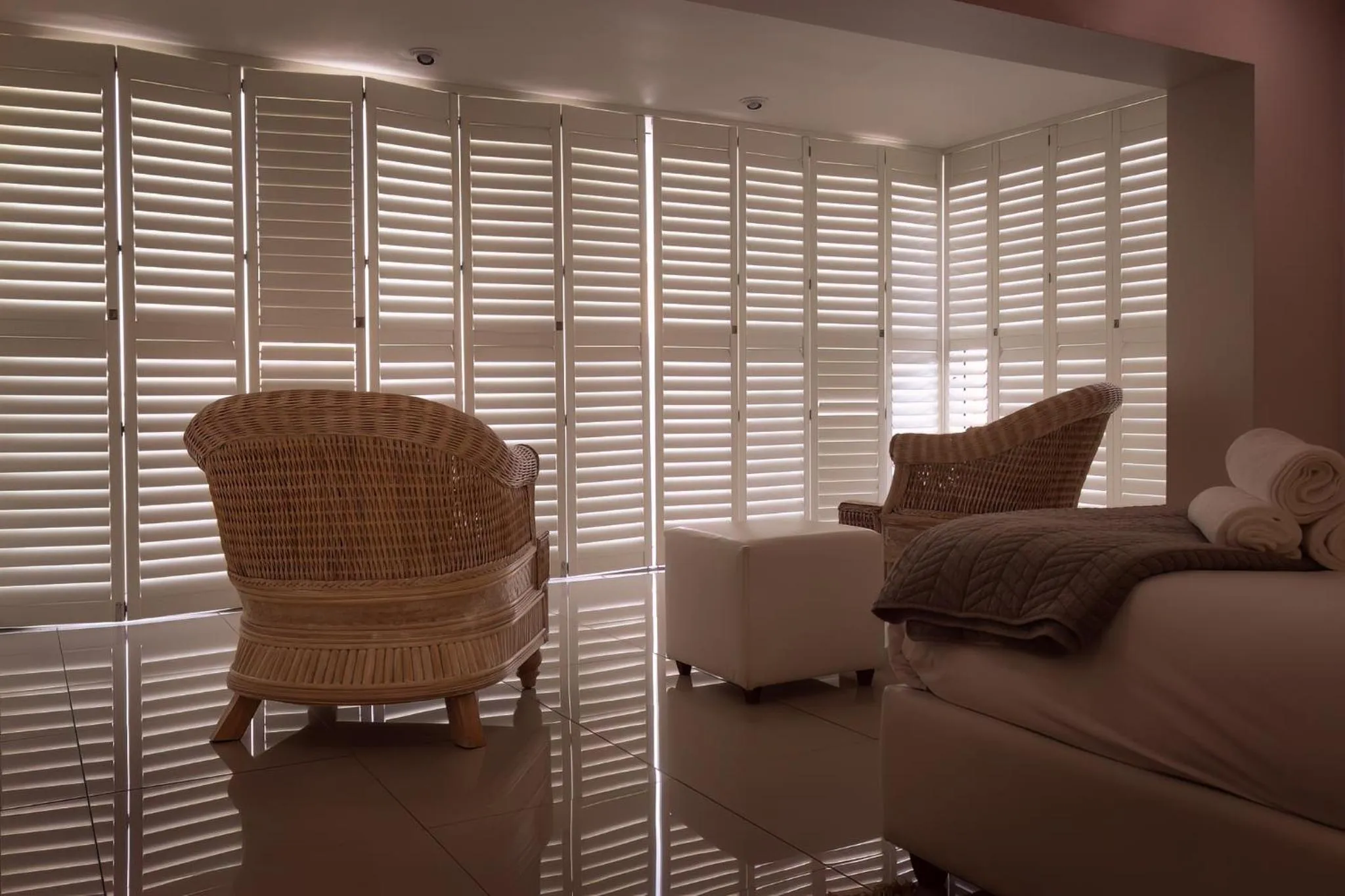 Seating area in Beach Club Self Catering Apartments