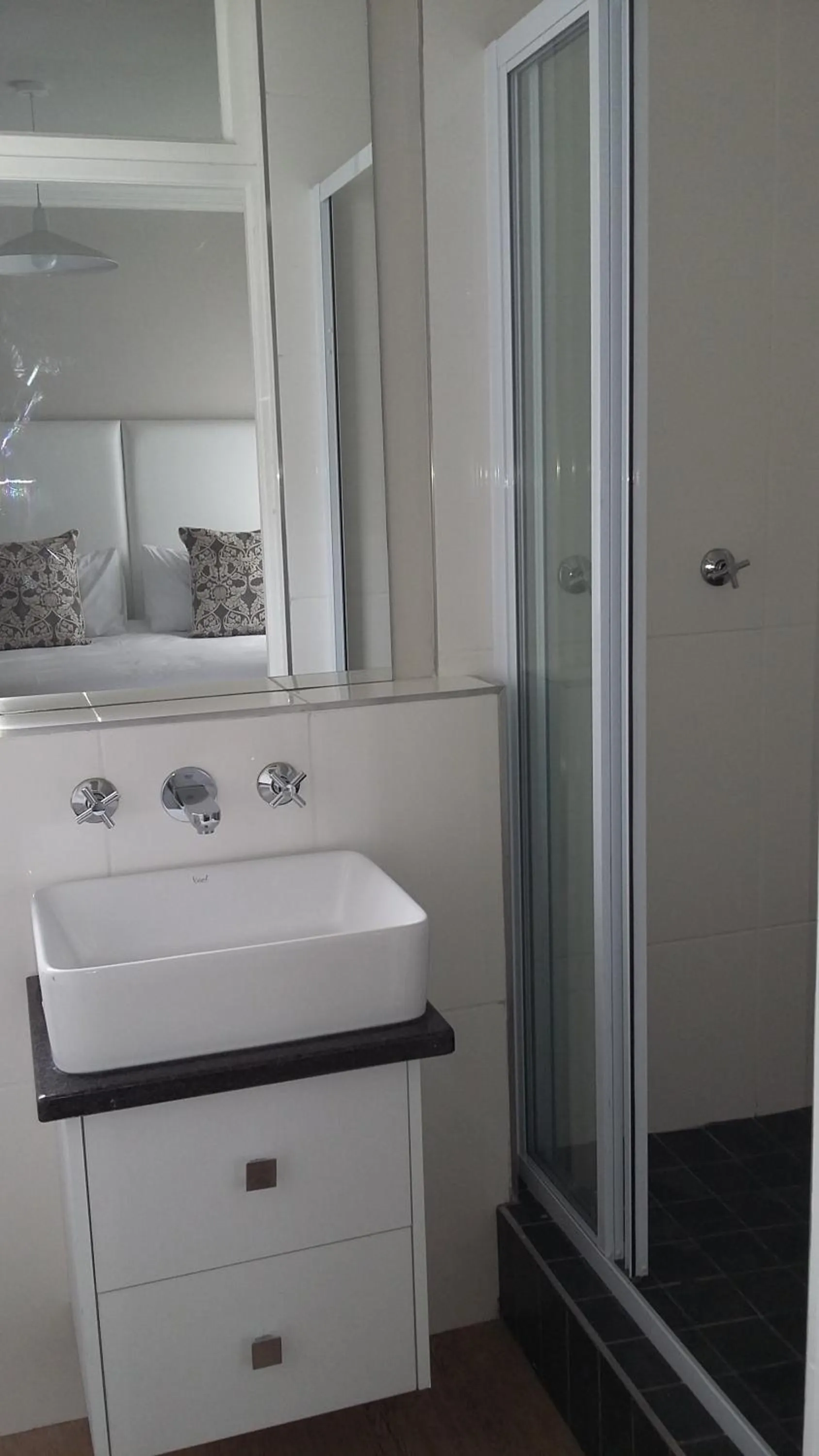 Shower in Beach Club Self Catering Apartments
