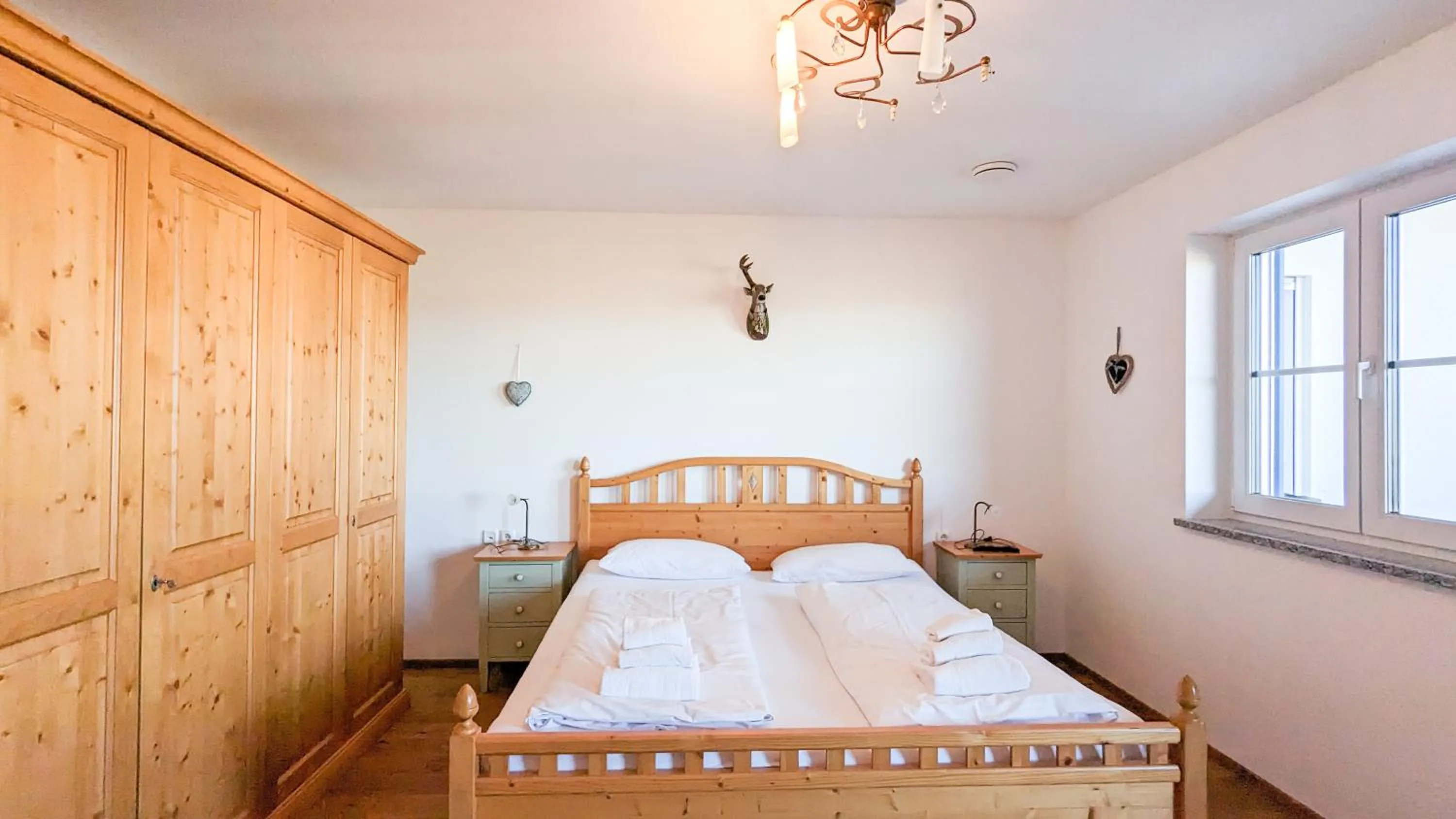 Bedroom, Bed in Ferienwohnung Landliebe