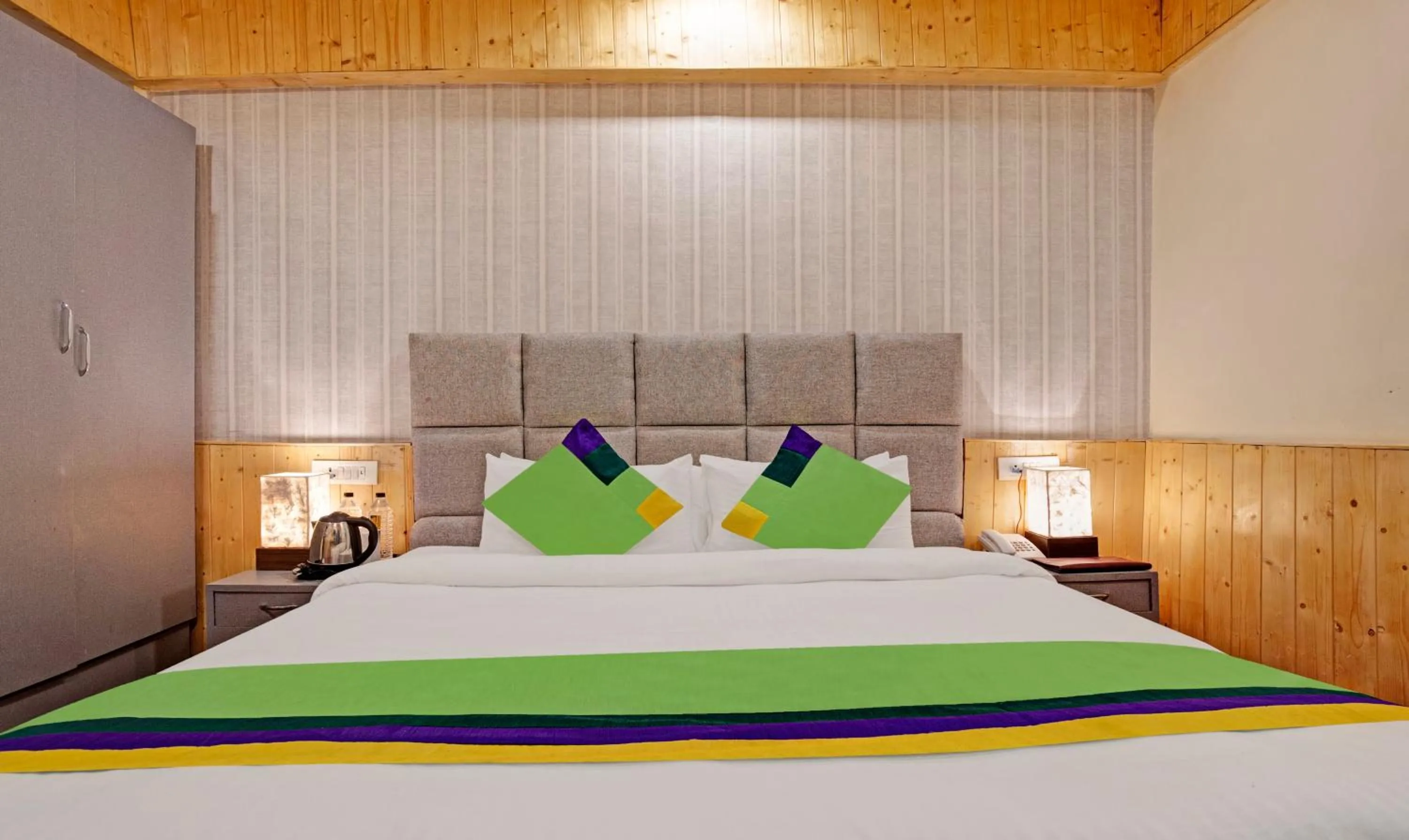 Bedroom in Treebo Kosmos Anamika, 1 Km From Nainital Lake