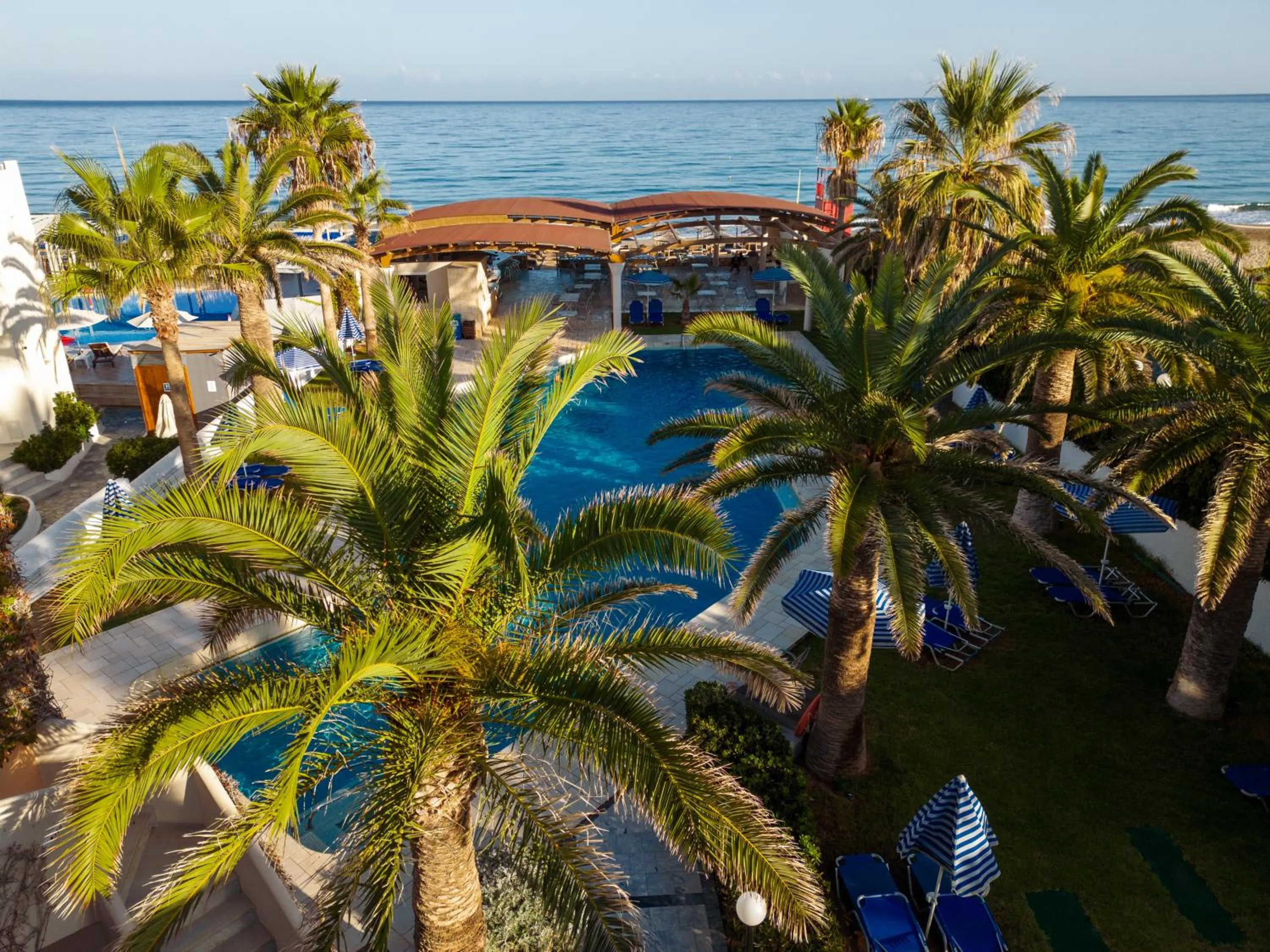 Pool view in Eva Bay Hotel On The Beach - Adults Only