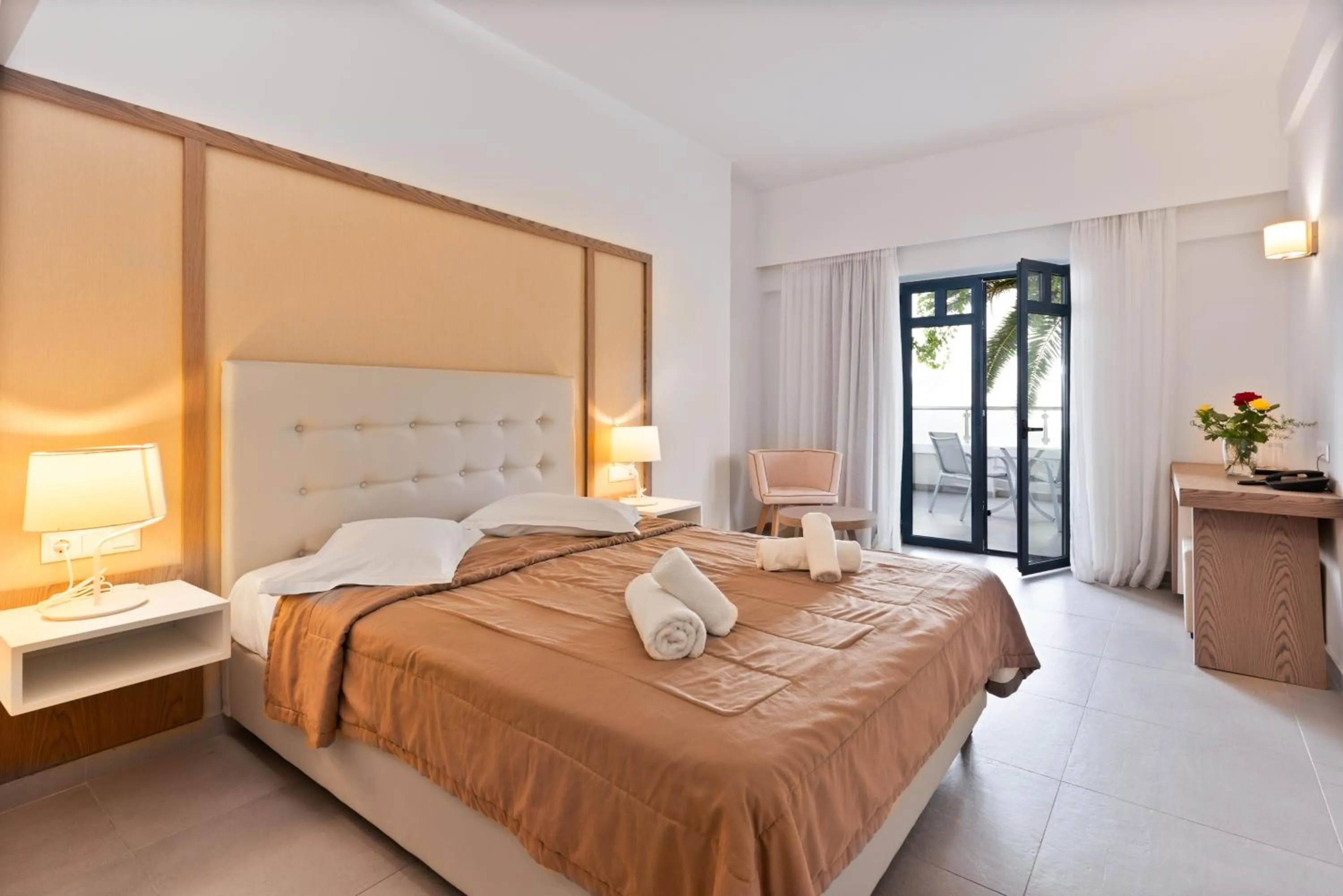 Photo of the whole room, Bed in Eva Bay Hotel On The Beach - Adults Only