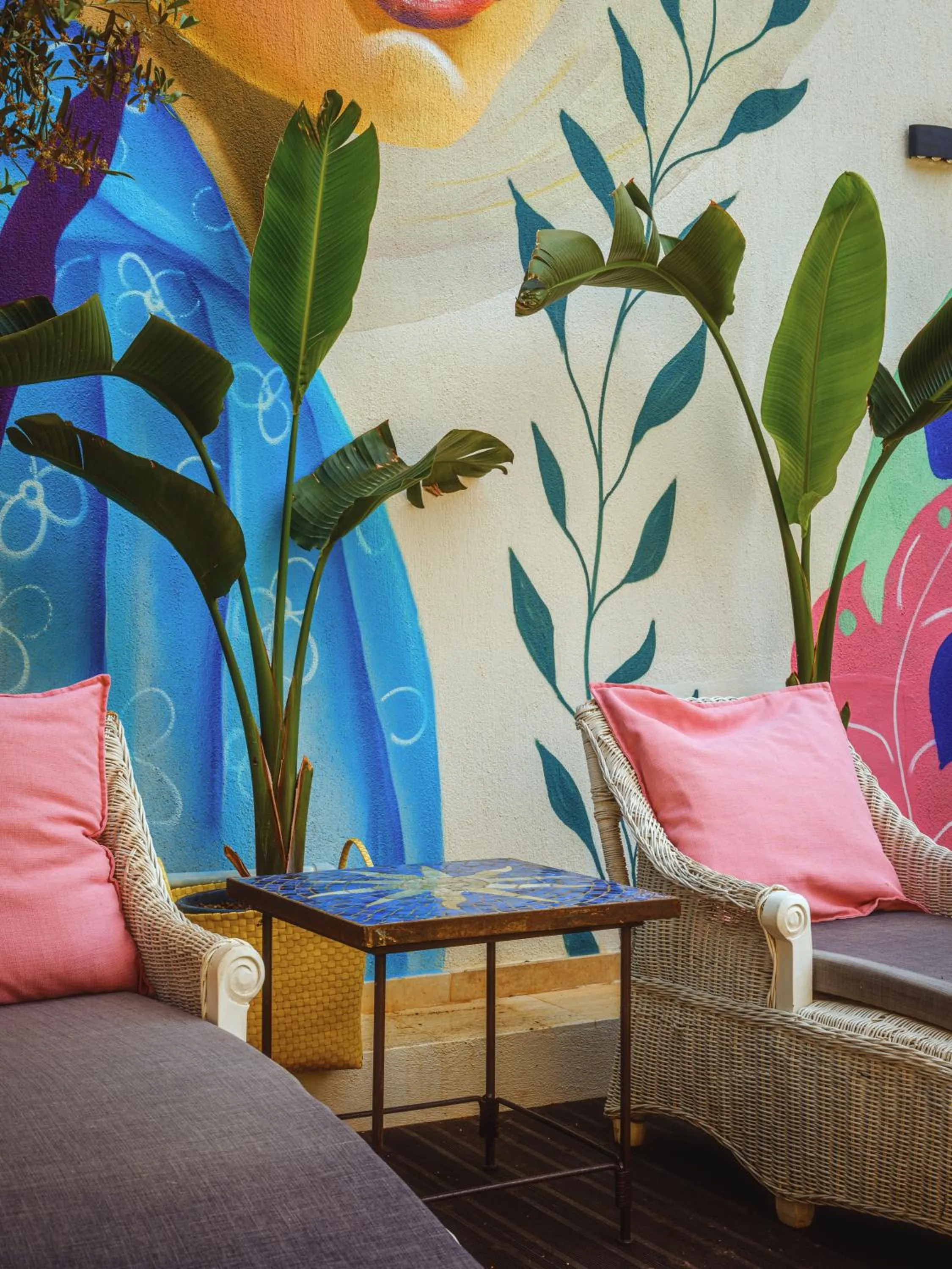 Seating area in Sea Garden Kaş Hotel