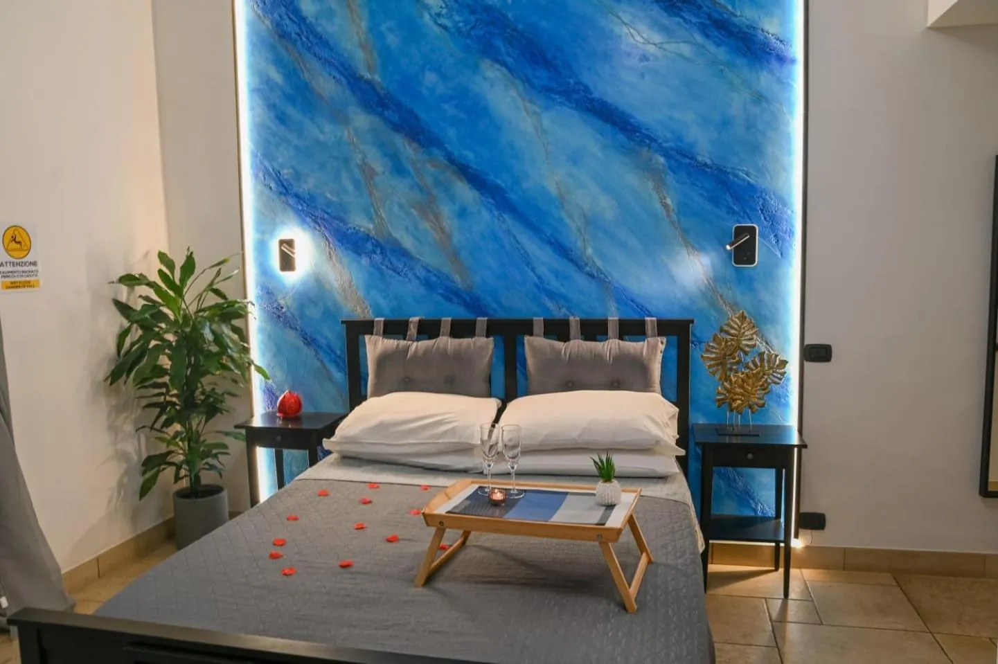 Bed in B&B La Sorgente