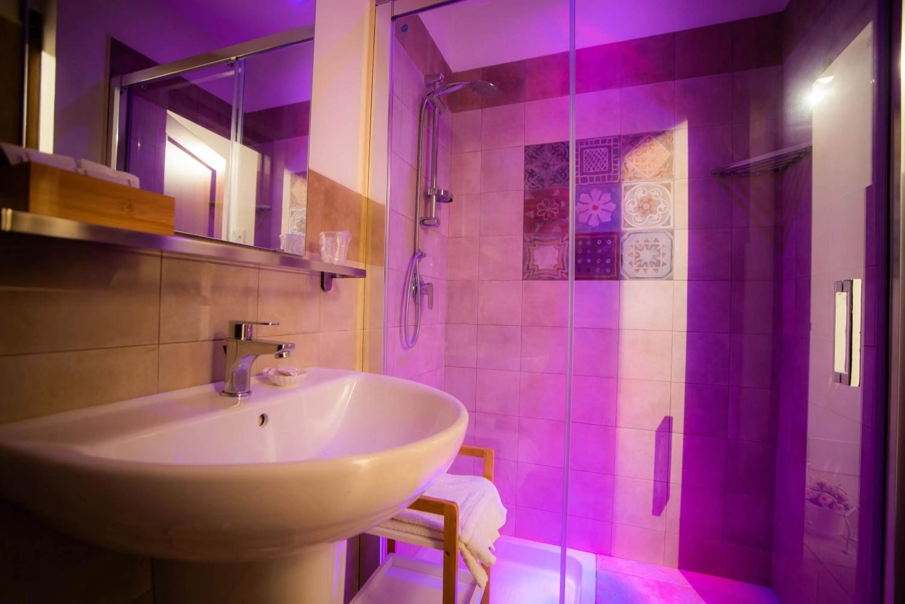 Bathroom in B&B La Sorgente