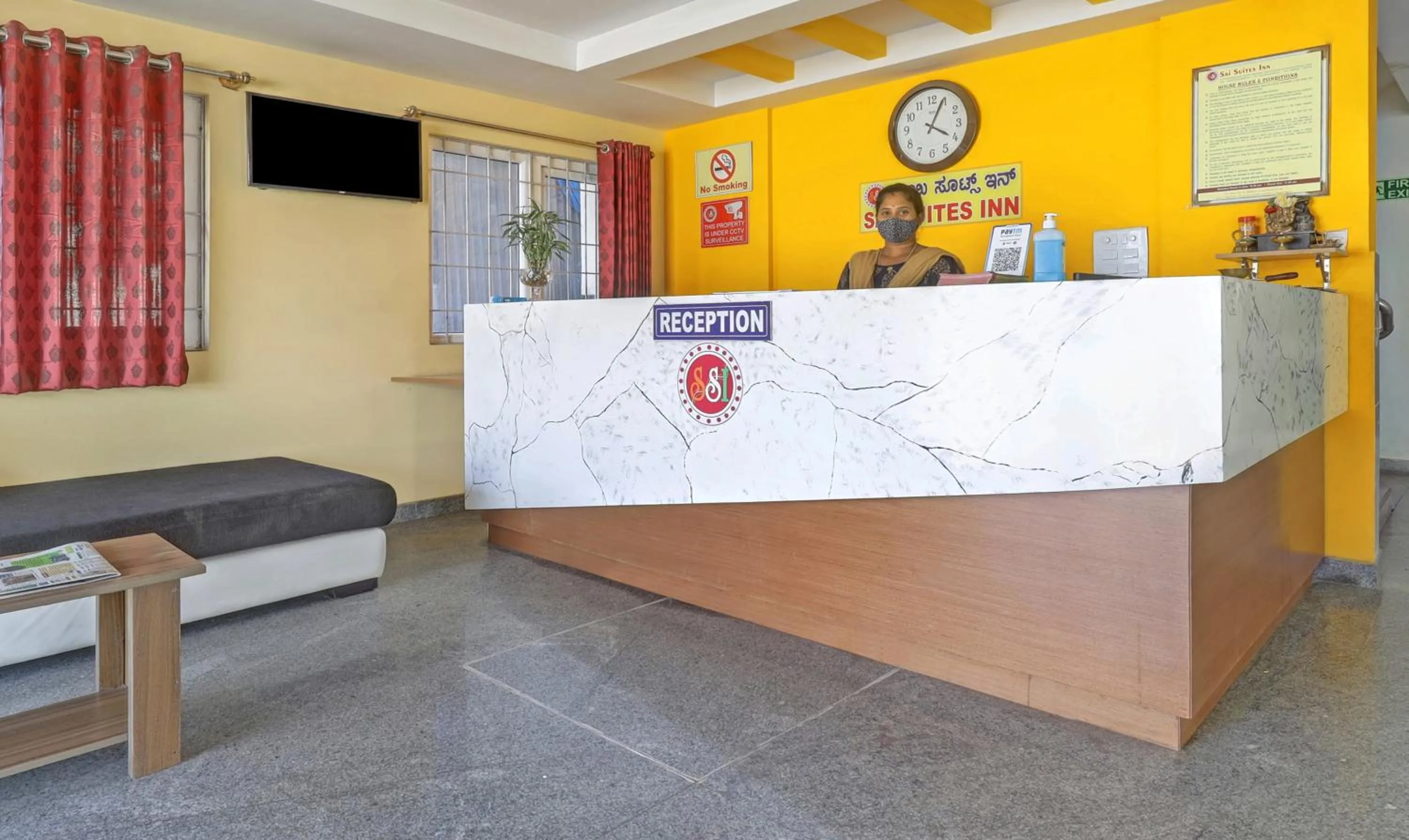 Lobby or reception in Treebo Sai Suites Inn Nagavara