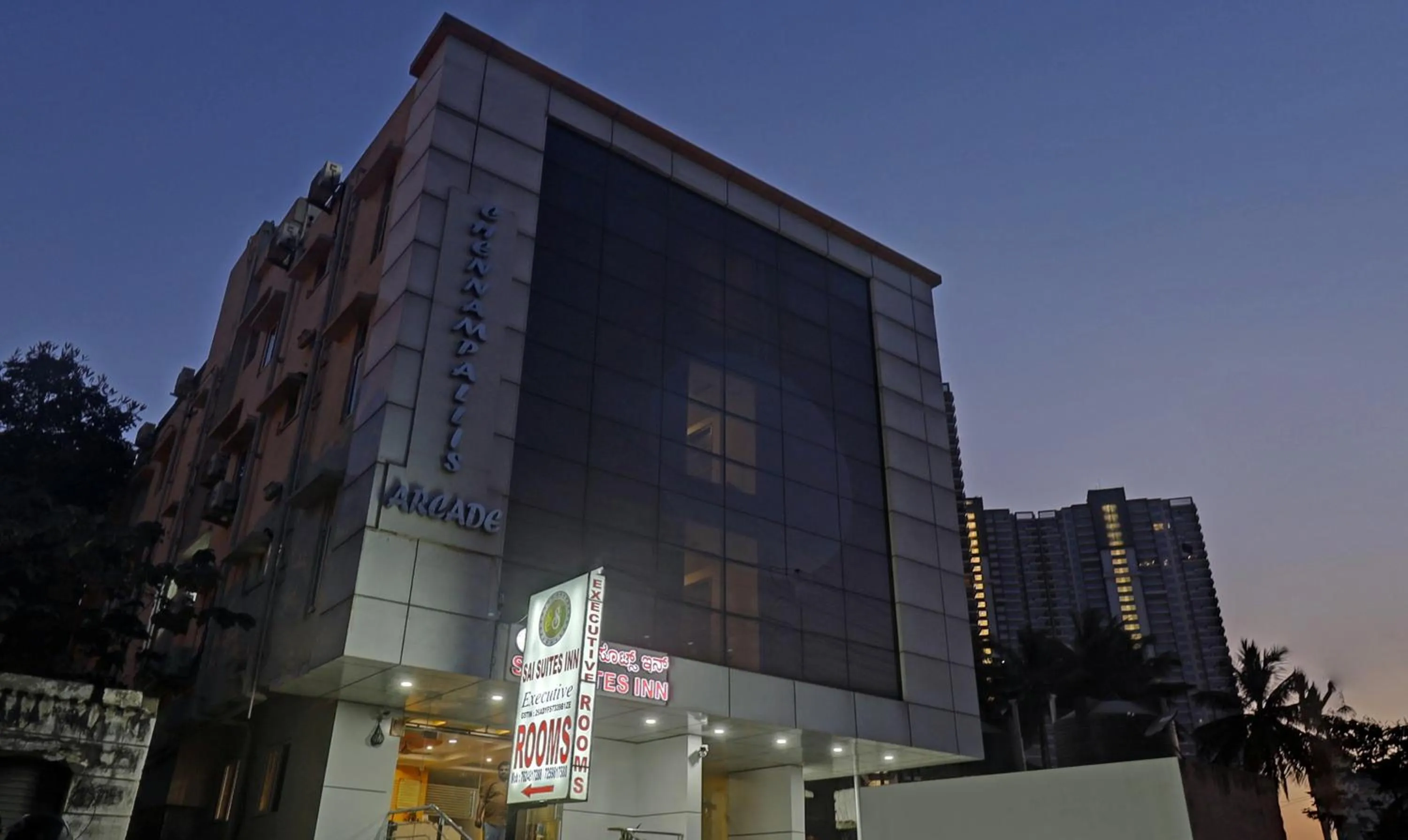 Property building in Treebo Sai Suites Inn Nagavara