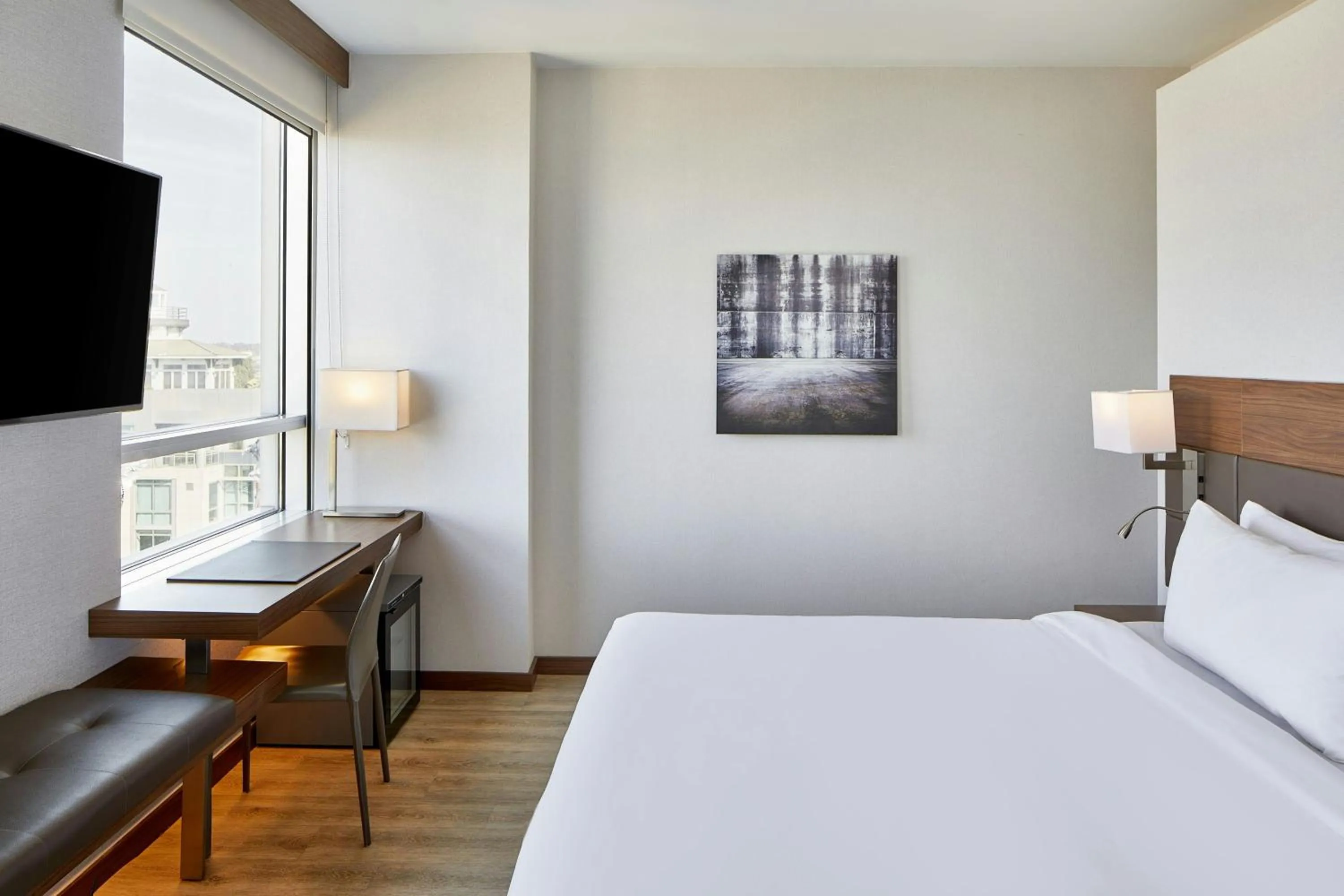 Photo of the whole room, Bed in AC Hotel National Harbor Washington, DC Area