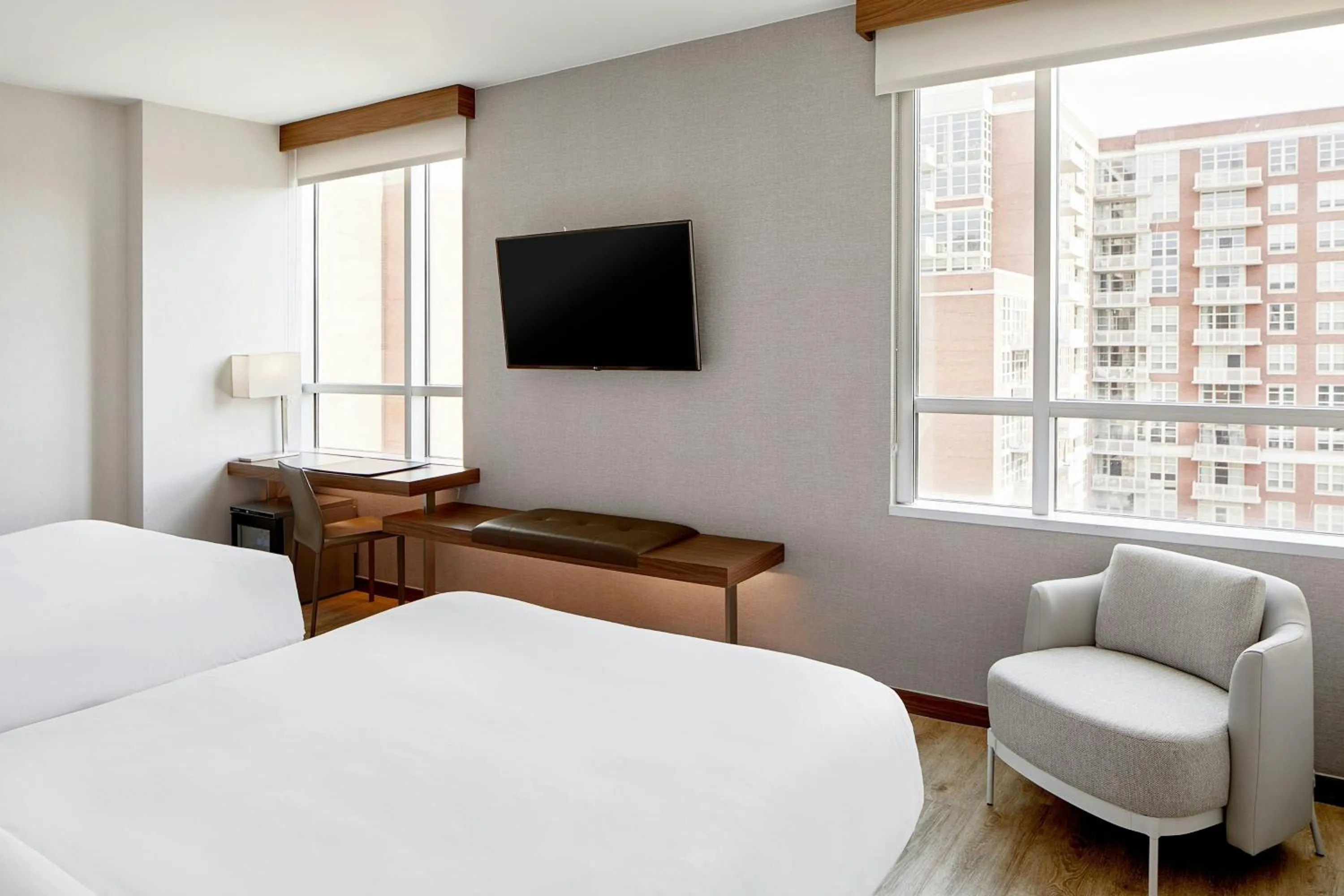 Photo of the whole room, Bed in AC Hotel National Harbor Washington, DC Area