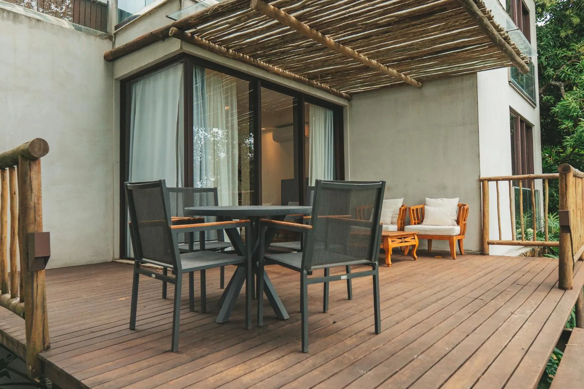 Seating area in Casa Di Sirena Ilhabela