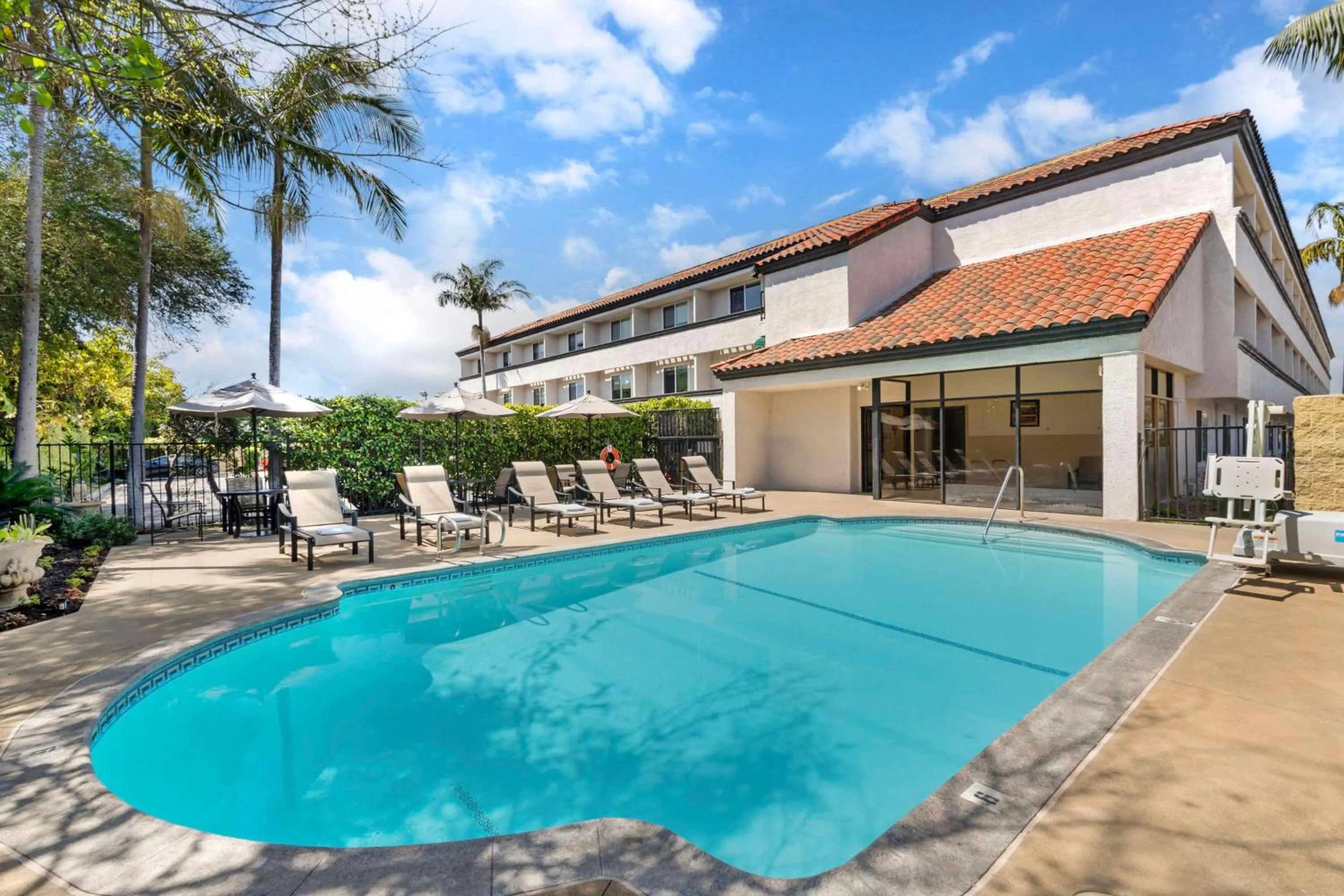 Pool view in Best Western Plus Newport Mesa Inn