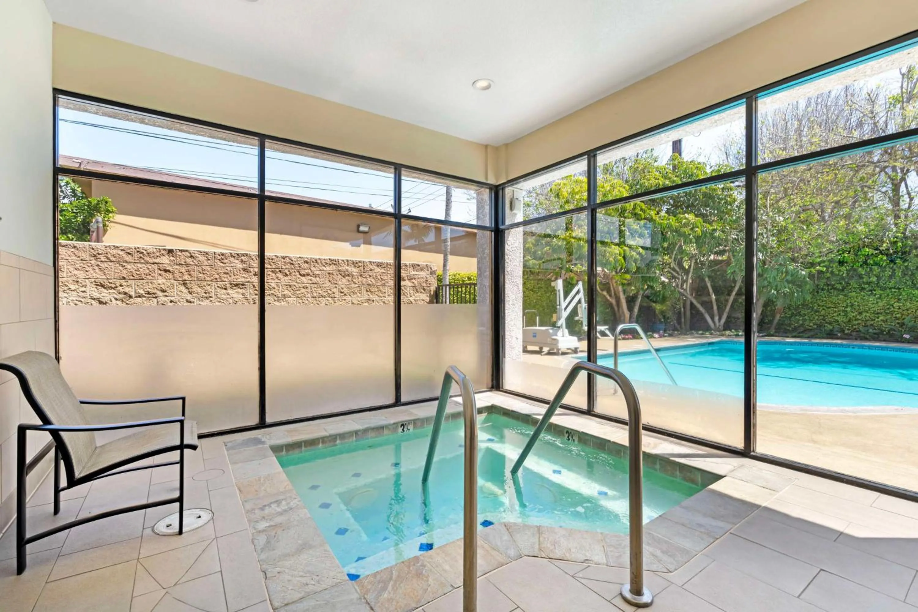 Pool view in Best Western Plus Newport Mesa Inn