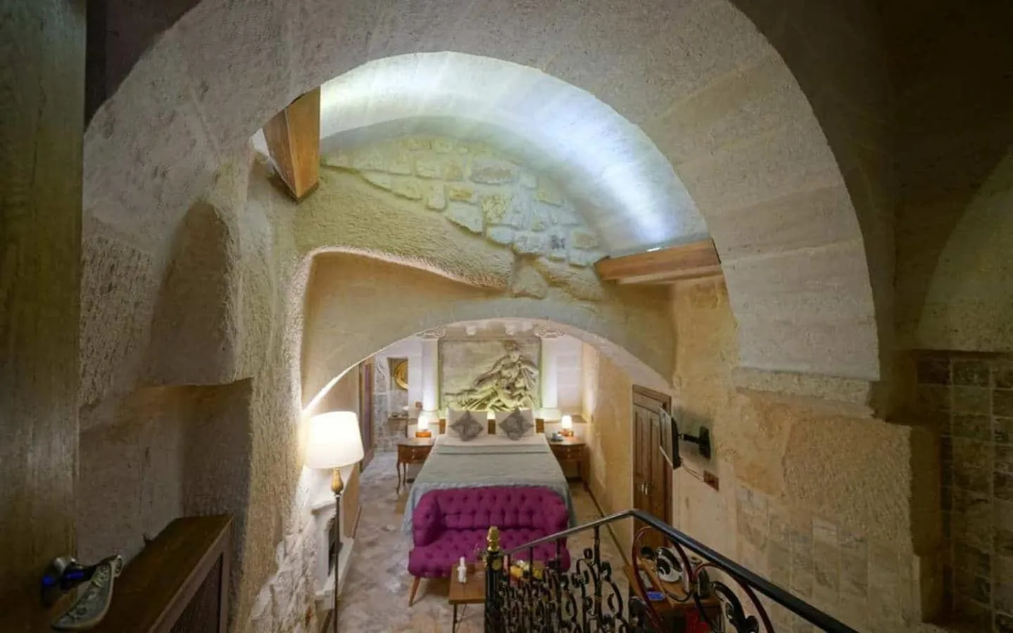 Bedroom in Arte Cave Hotel