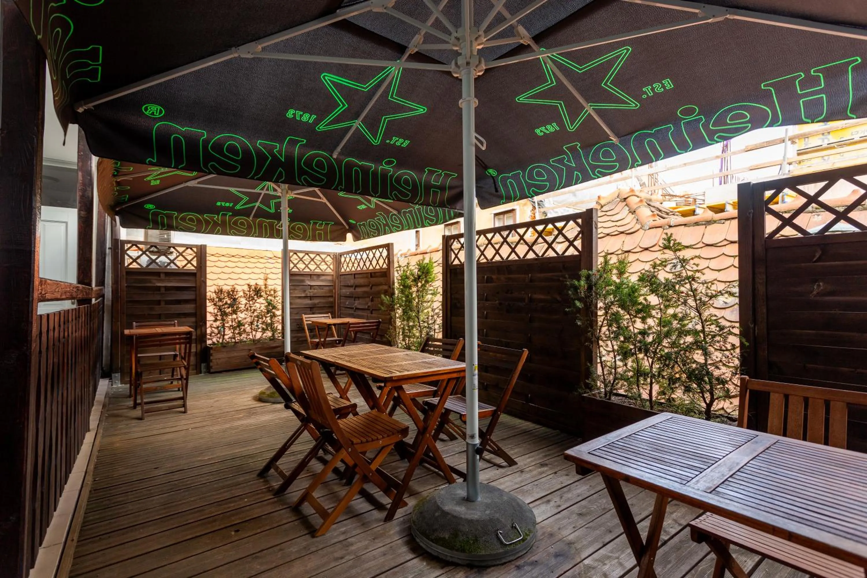 Patio in Patrick's Pub