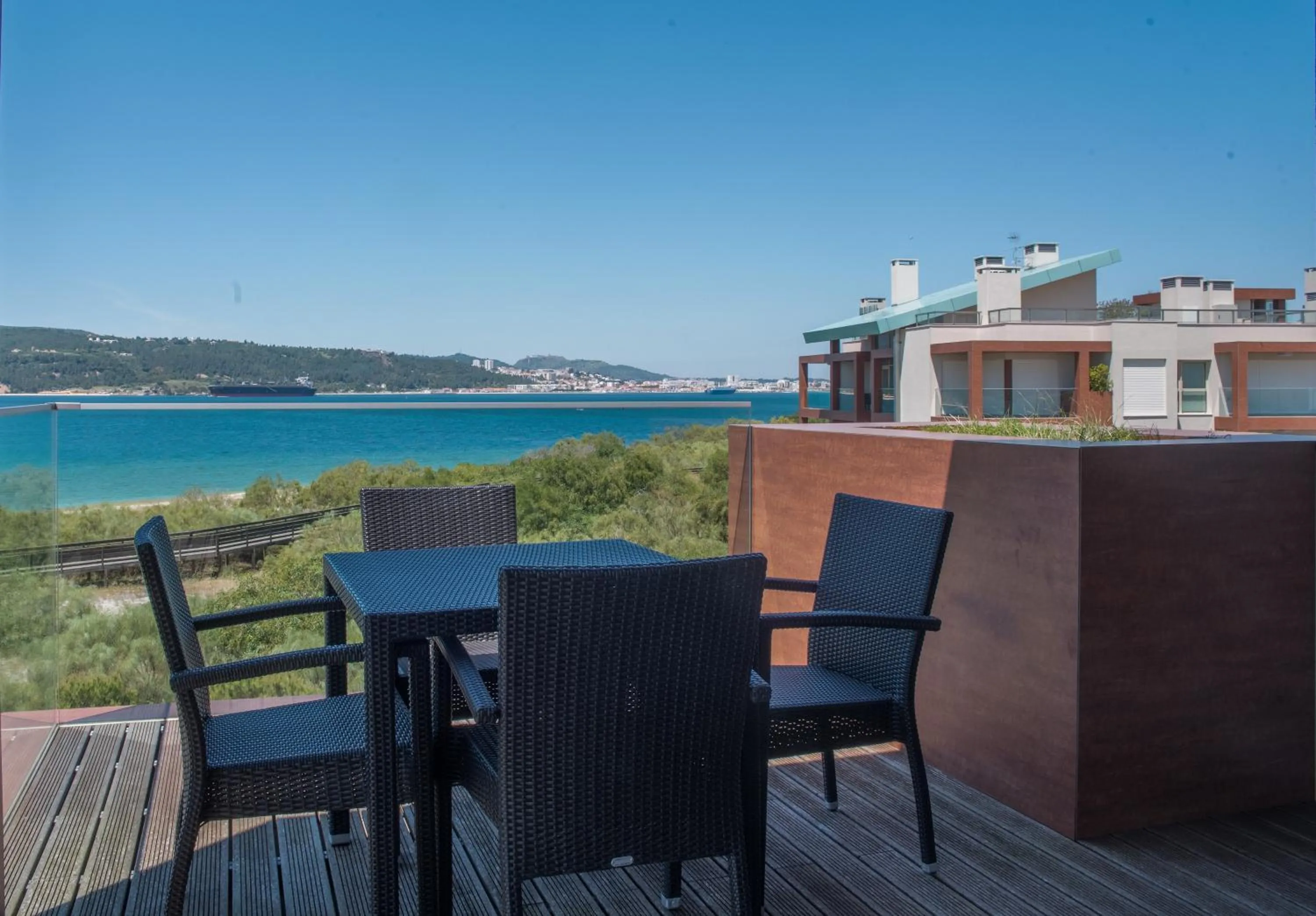 Balcony/Terrace in Troia Residence by The Editory - Apartamentos Praia