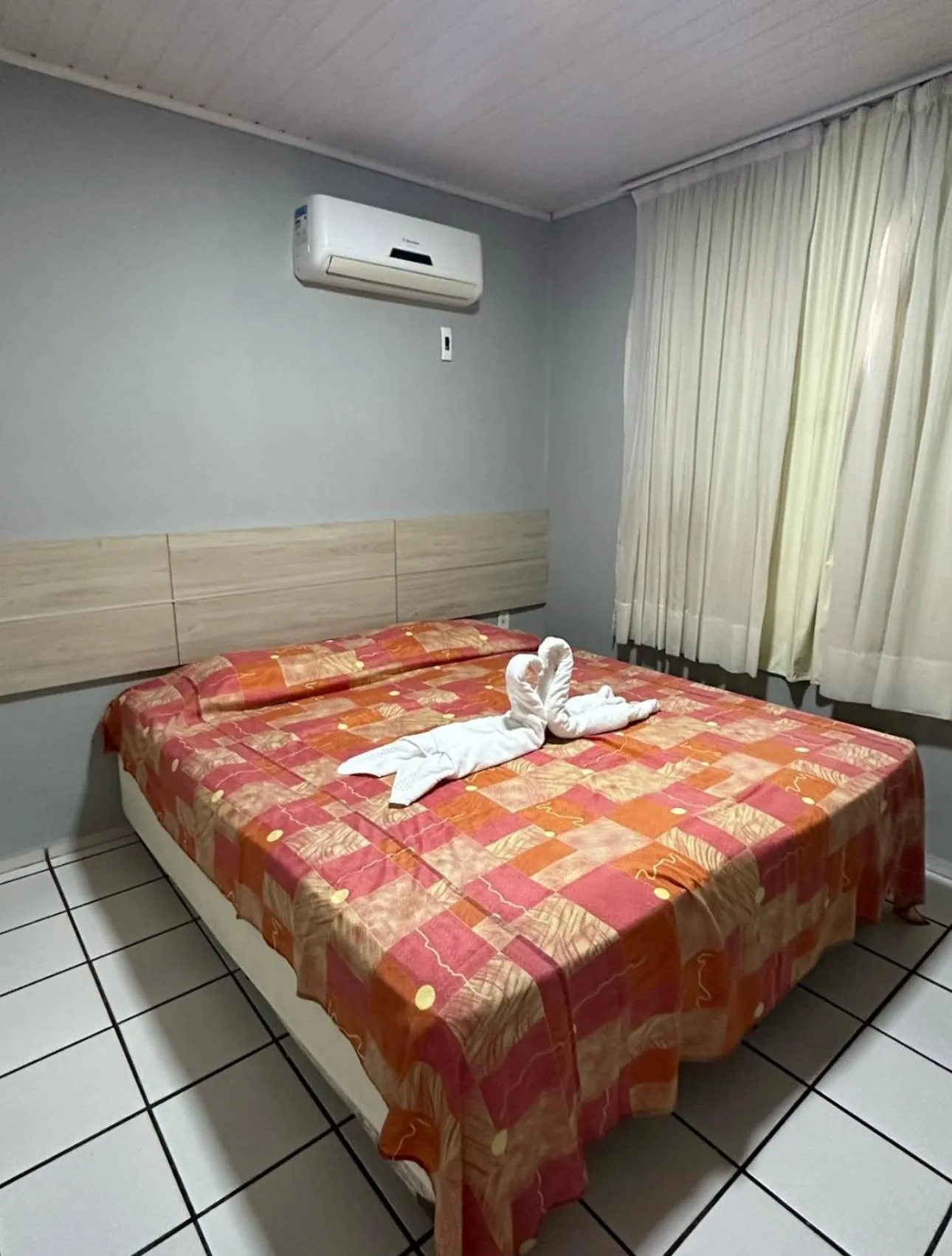 Bed in Hotel Pousada Villa Marina