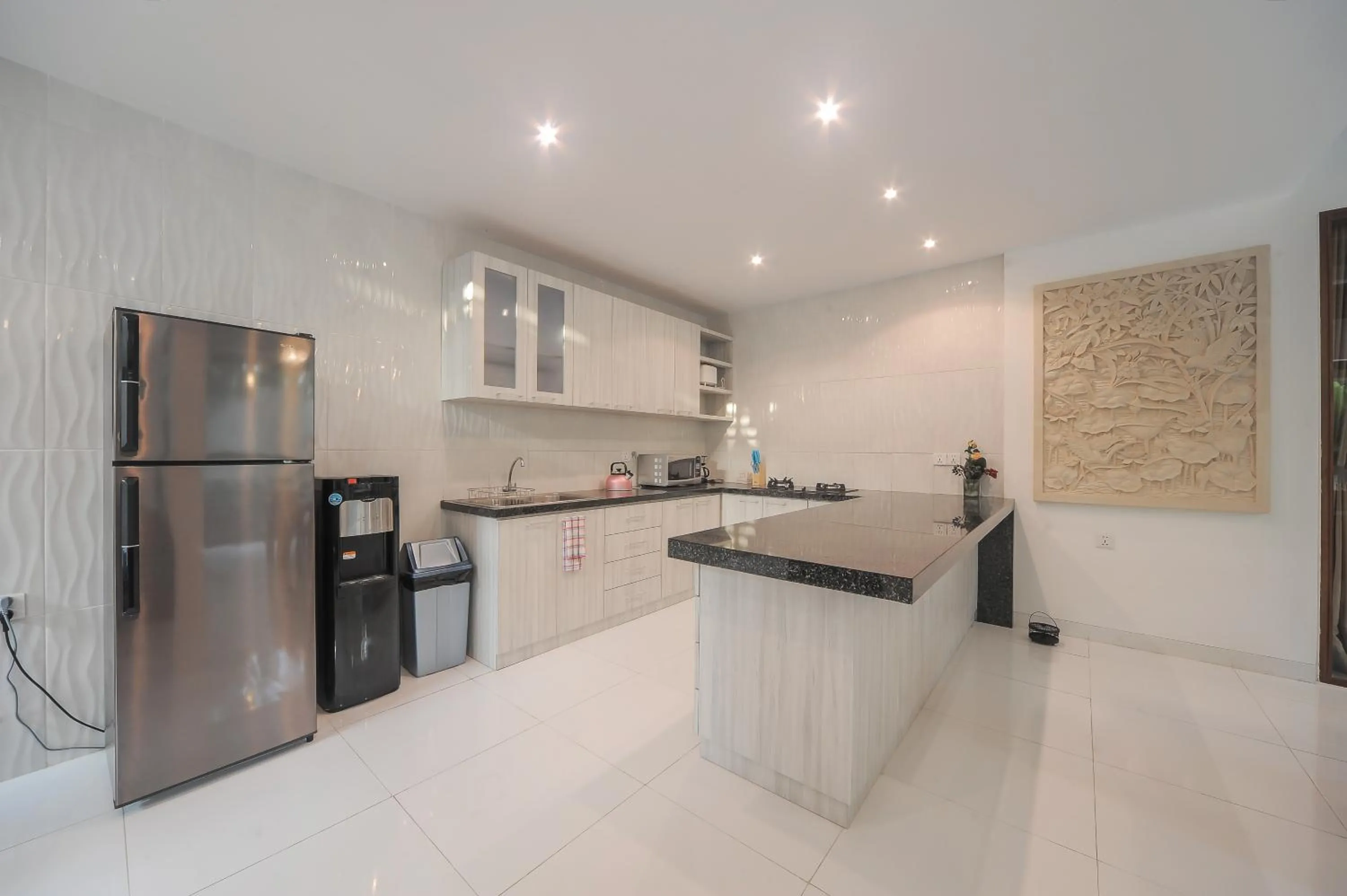 Kitchen or kitchenette in Villa COSMO, Seminyak