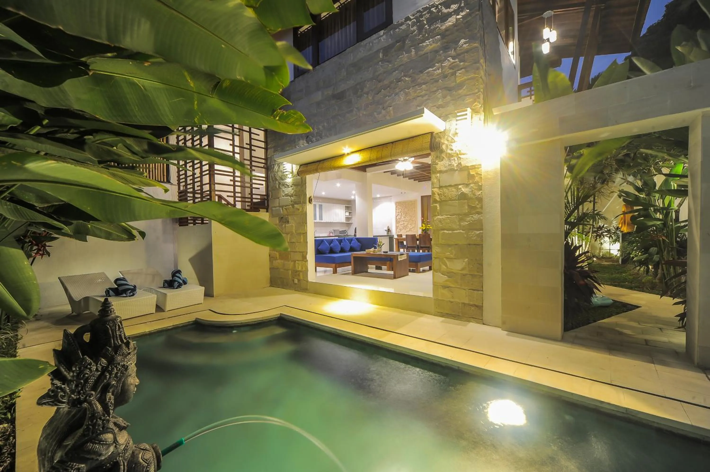 Pool view in Villa COSMO, Seminyak