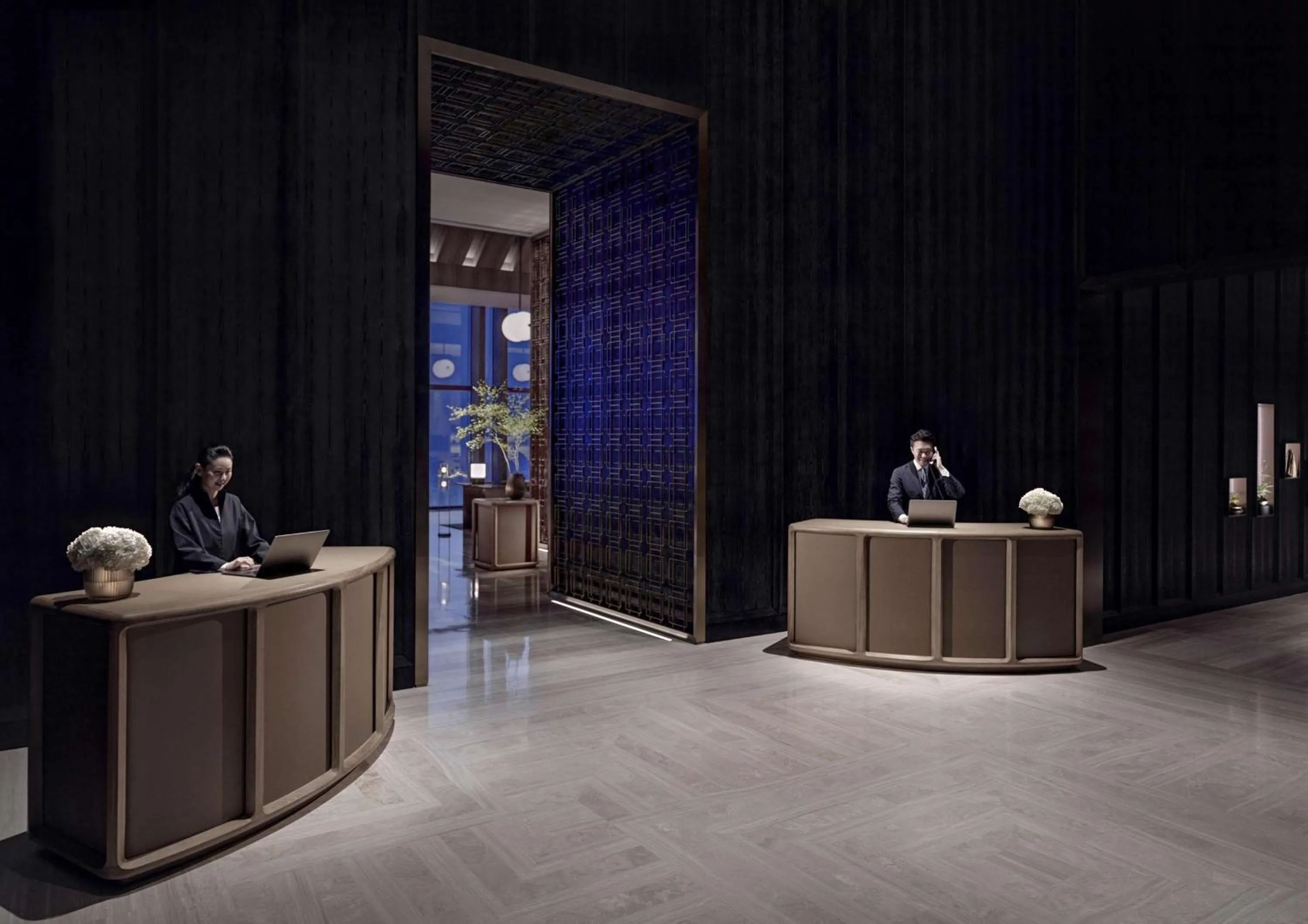 Lobby or reception in Park Hyatt Shenzhen