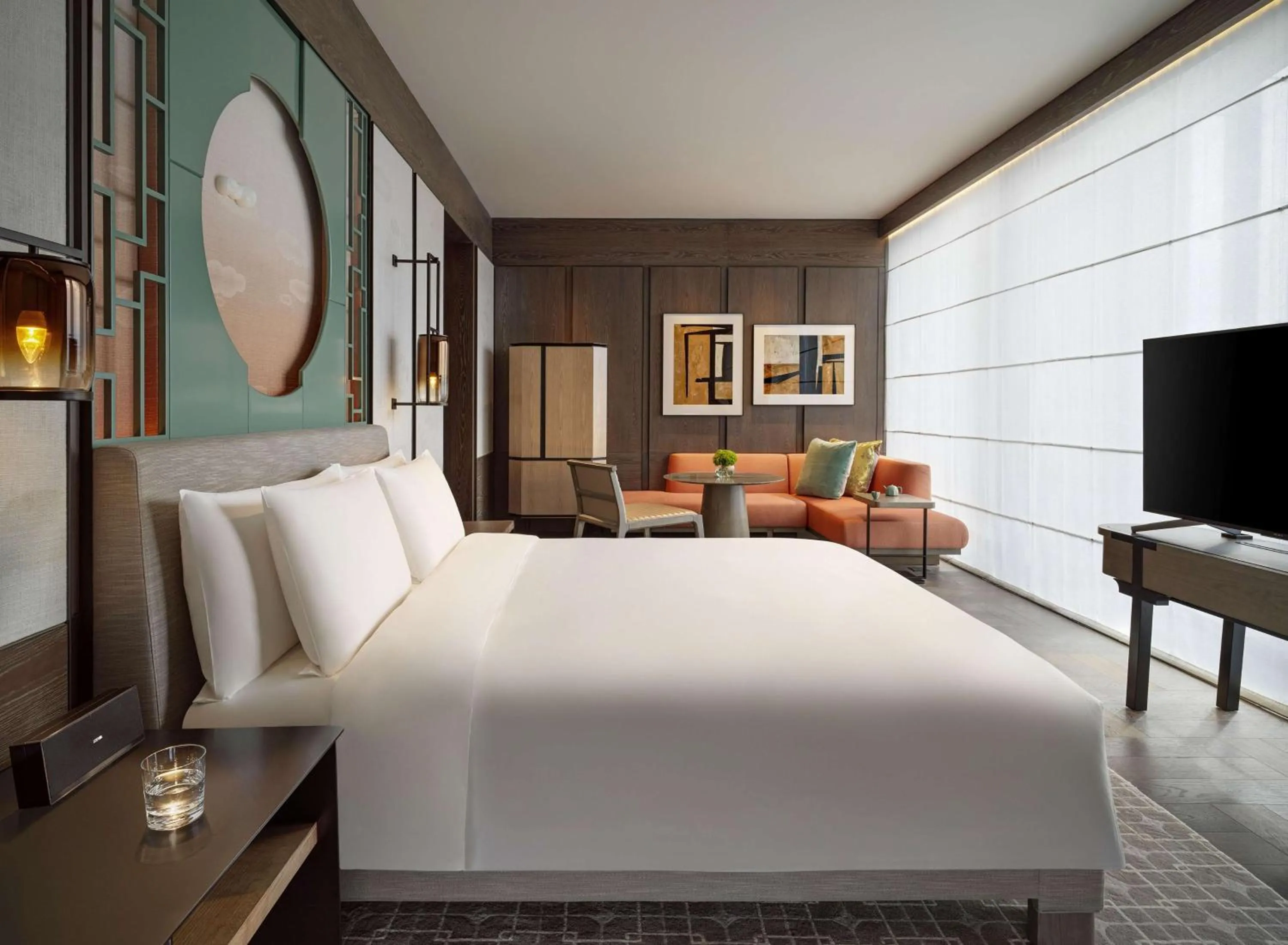 Photo of the whole room, Bed in Park Hyatt Shenzhen