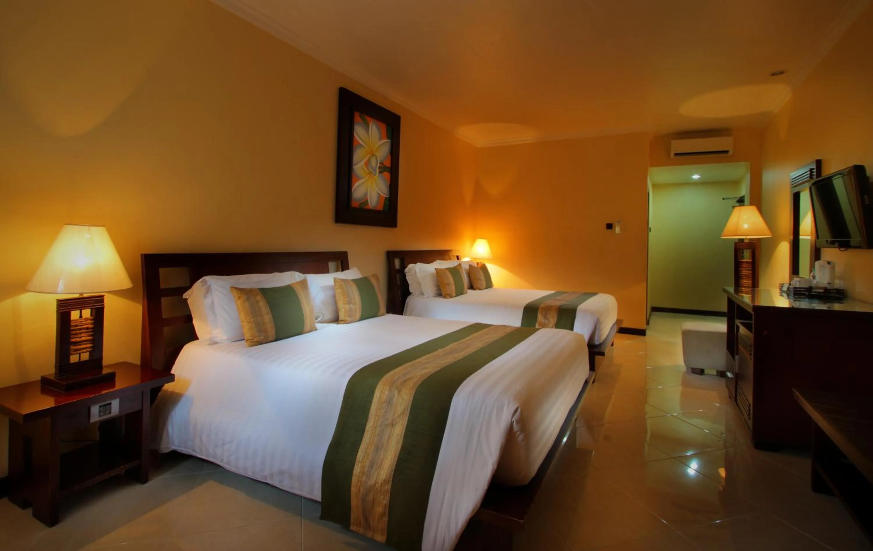 Bedroom, Bed in Adi Dharma Hotel Kuta