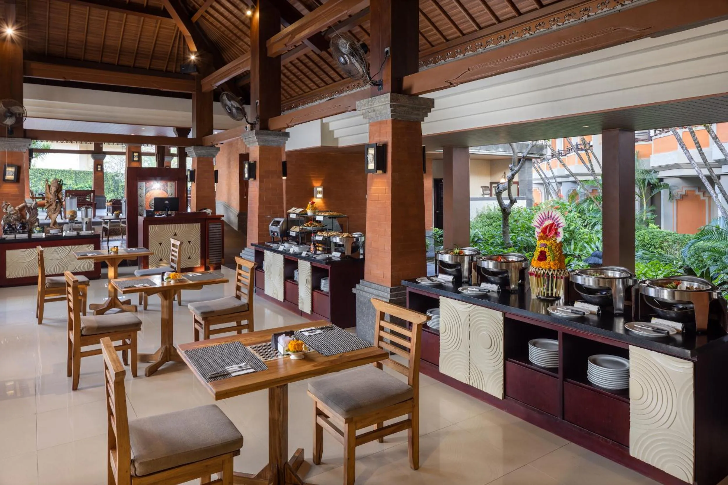 Breakfast in Adi Dharma Hotel Kuta