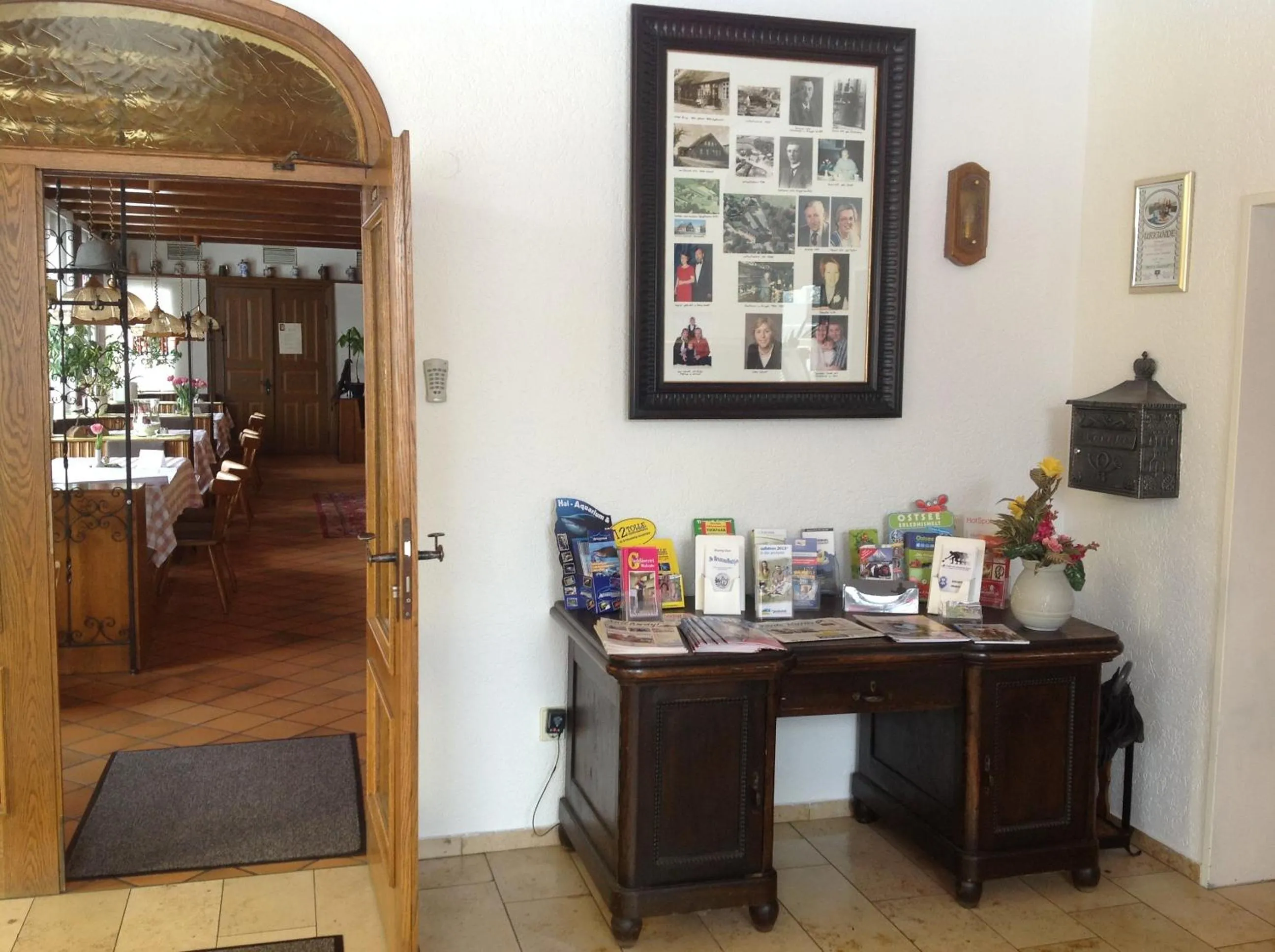 Decorative detail in Witt's Gasthof