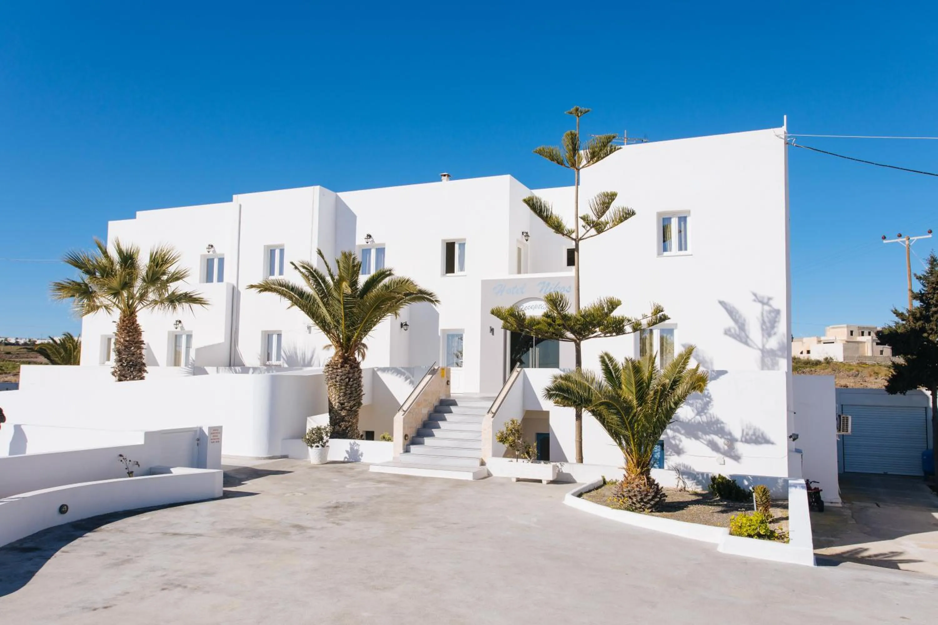 Property building in Nikos Hotel