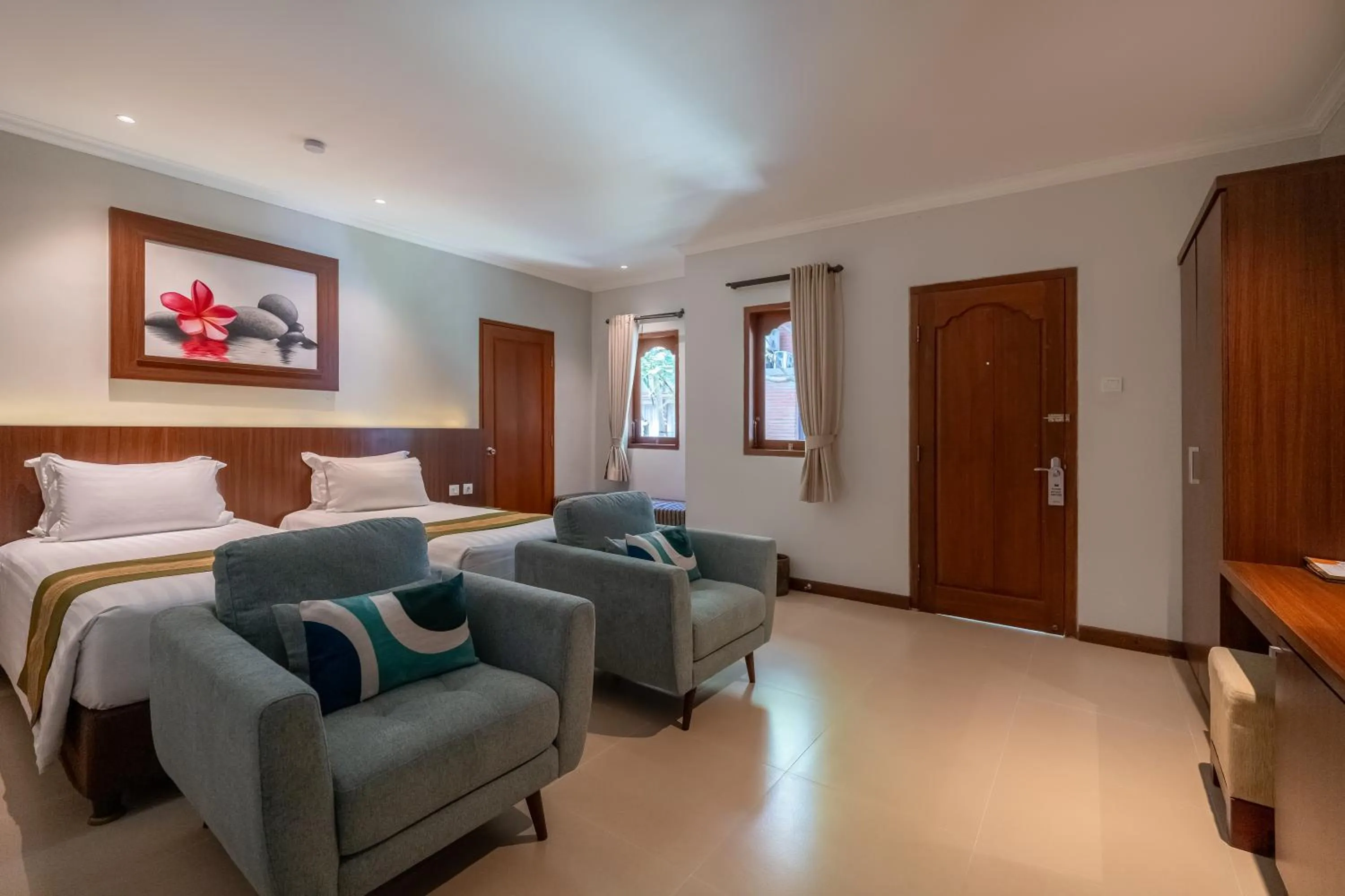 Bedroom, Bed in Adi Dharma Hotel Legian