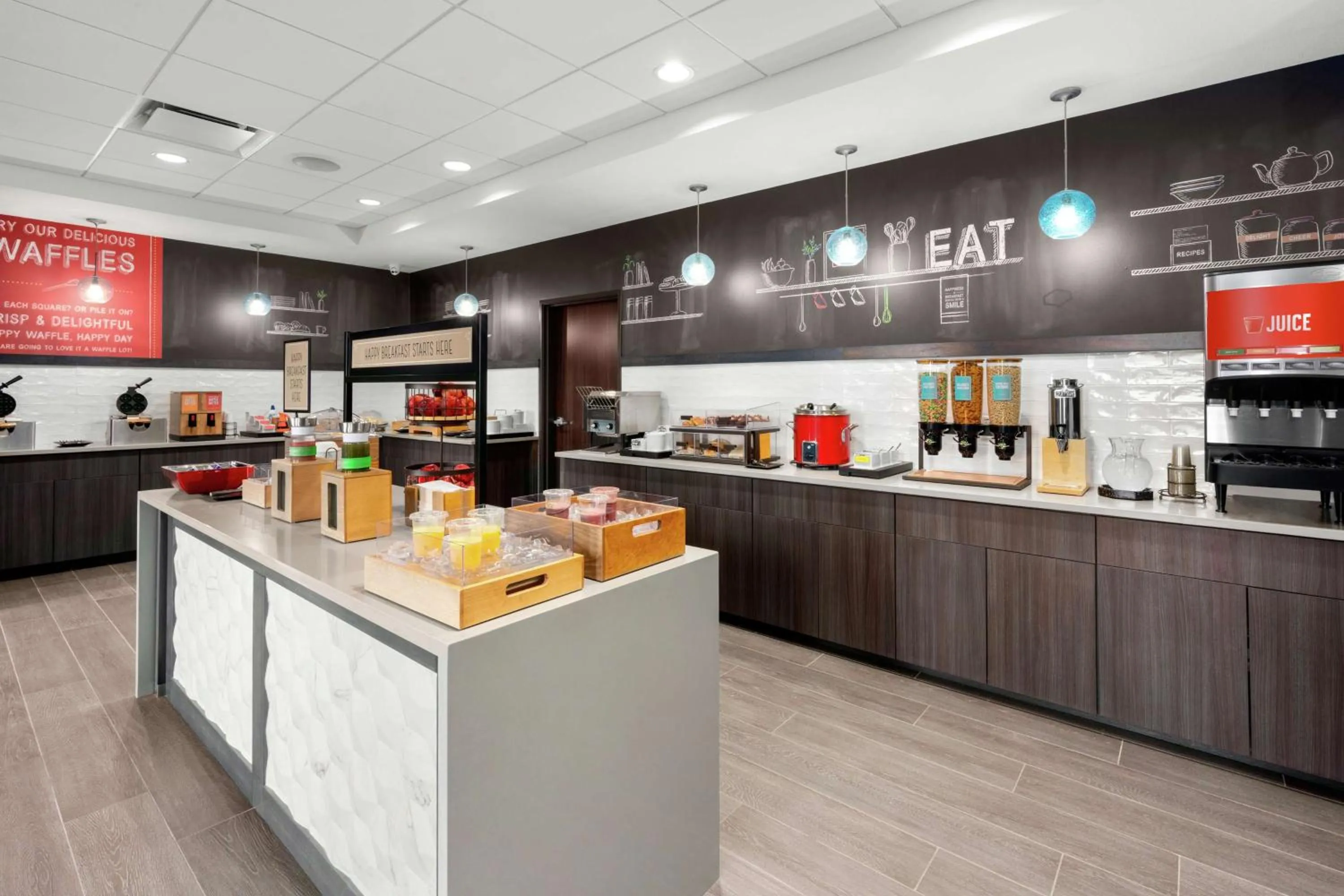 Breakfast in Hampton Inn & Suites Spokane Downtown-South