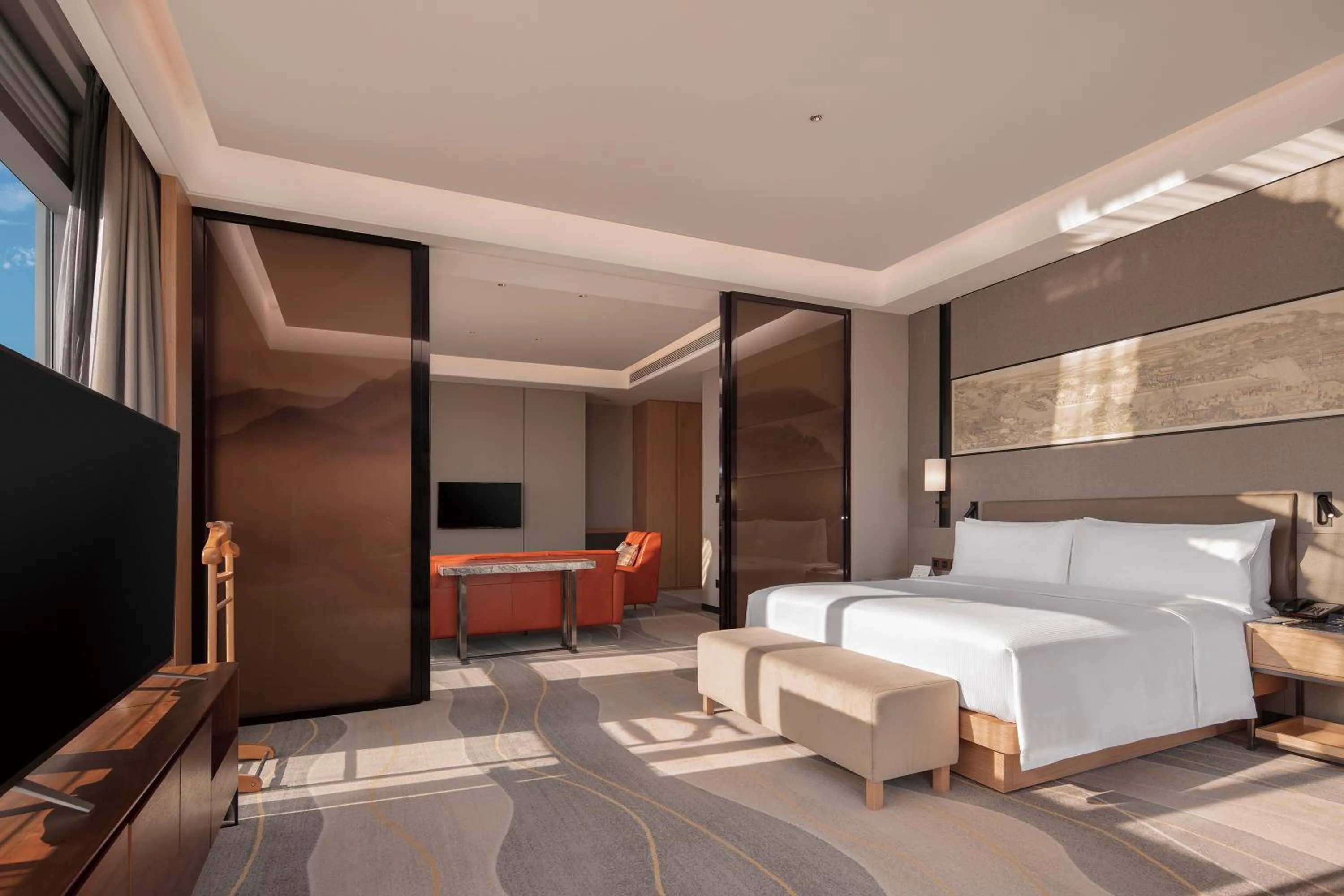 Bed in Doubletree By Hilton Suzhou Wujiang