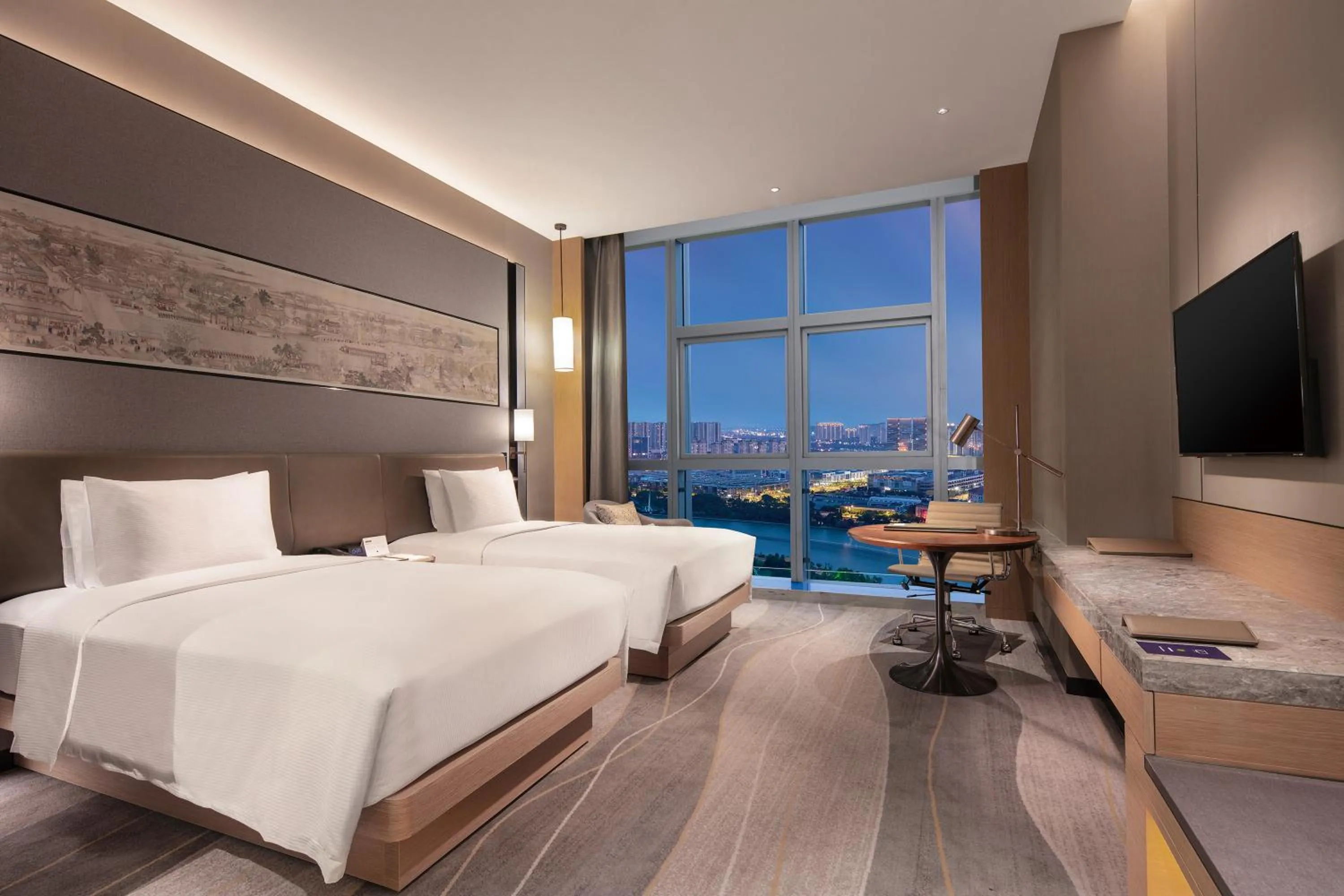 Bed in Doubletree By Hilton Suzhou Wujiang