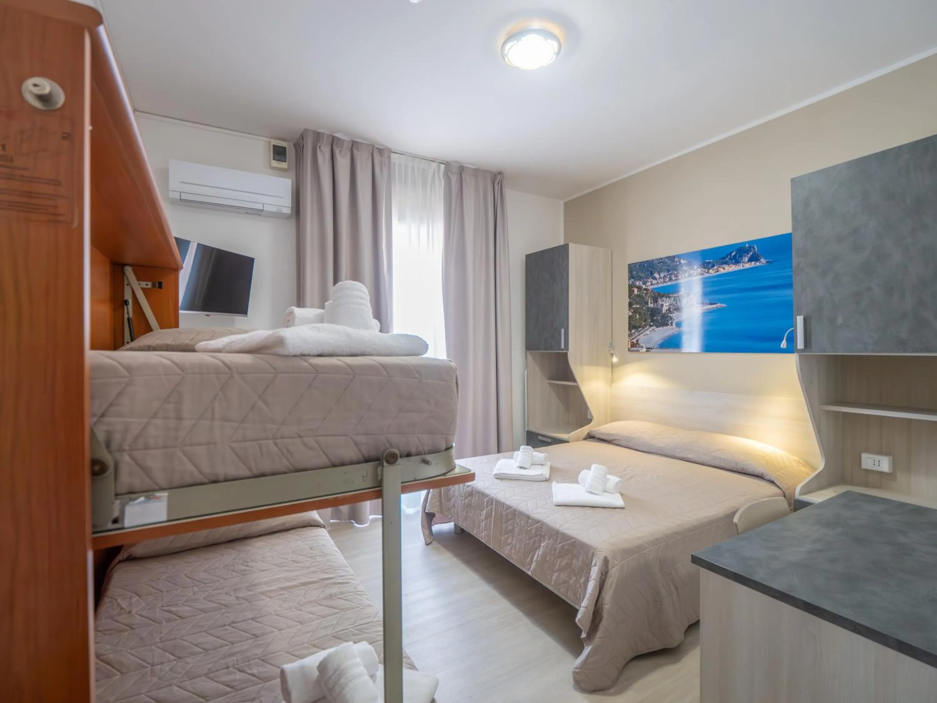 Bed in Hotel La Bussola