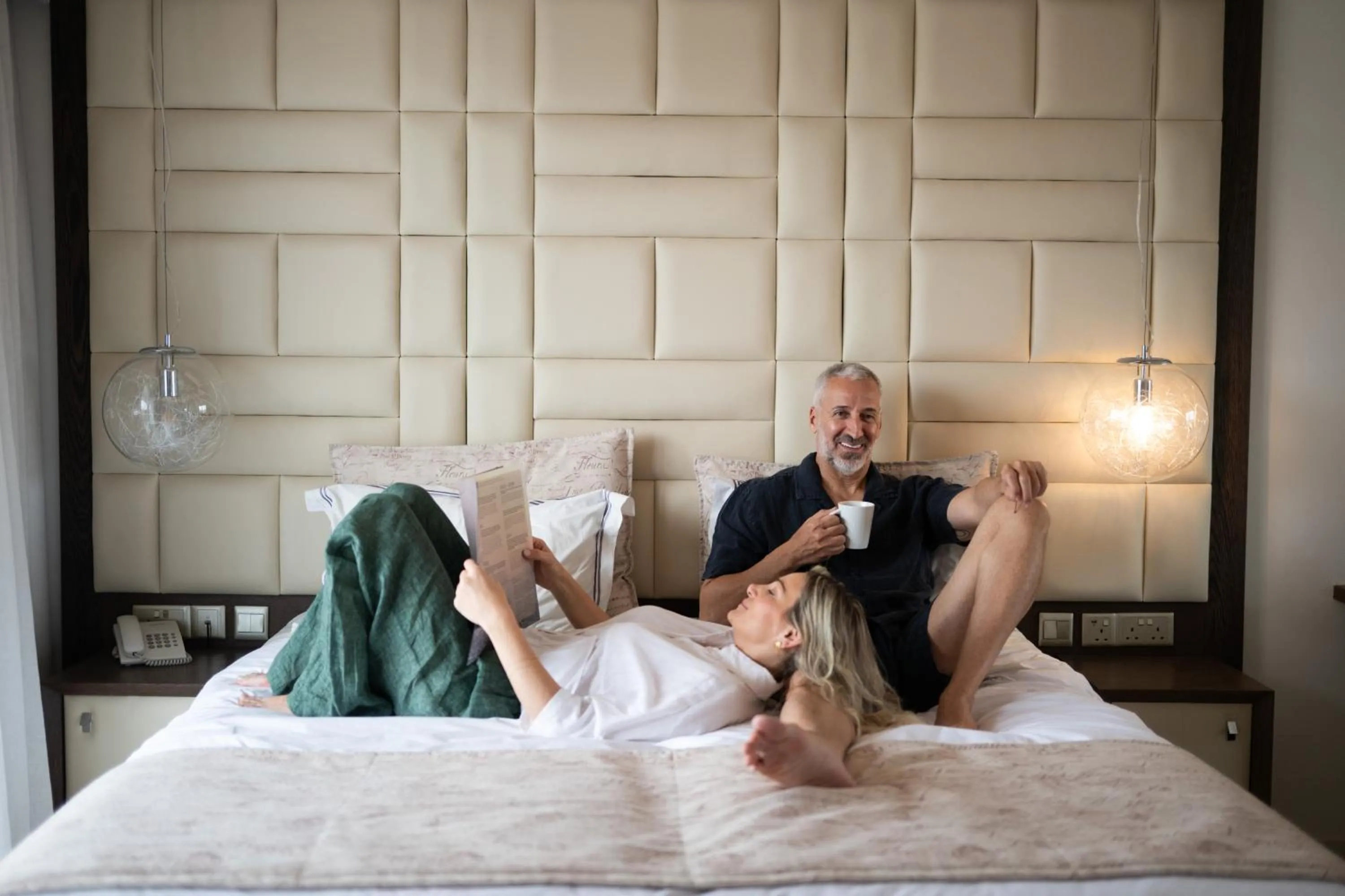 Bed in King Jason Paphos - Designed for Adults by Louis Hotels