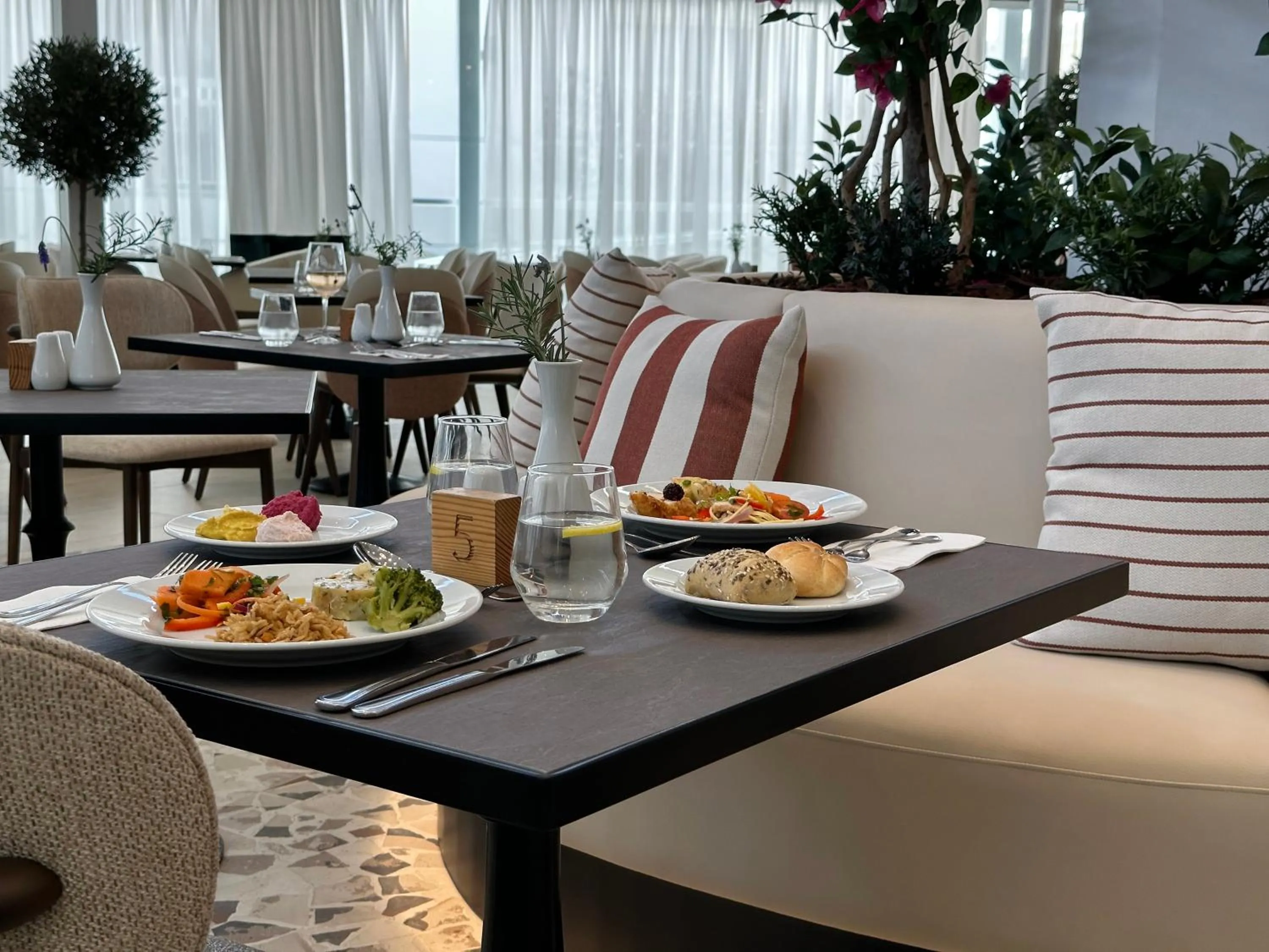 Restaurant/places to eat in King Jason Paphos - Designed for Adults by Louis Hotels