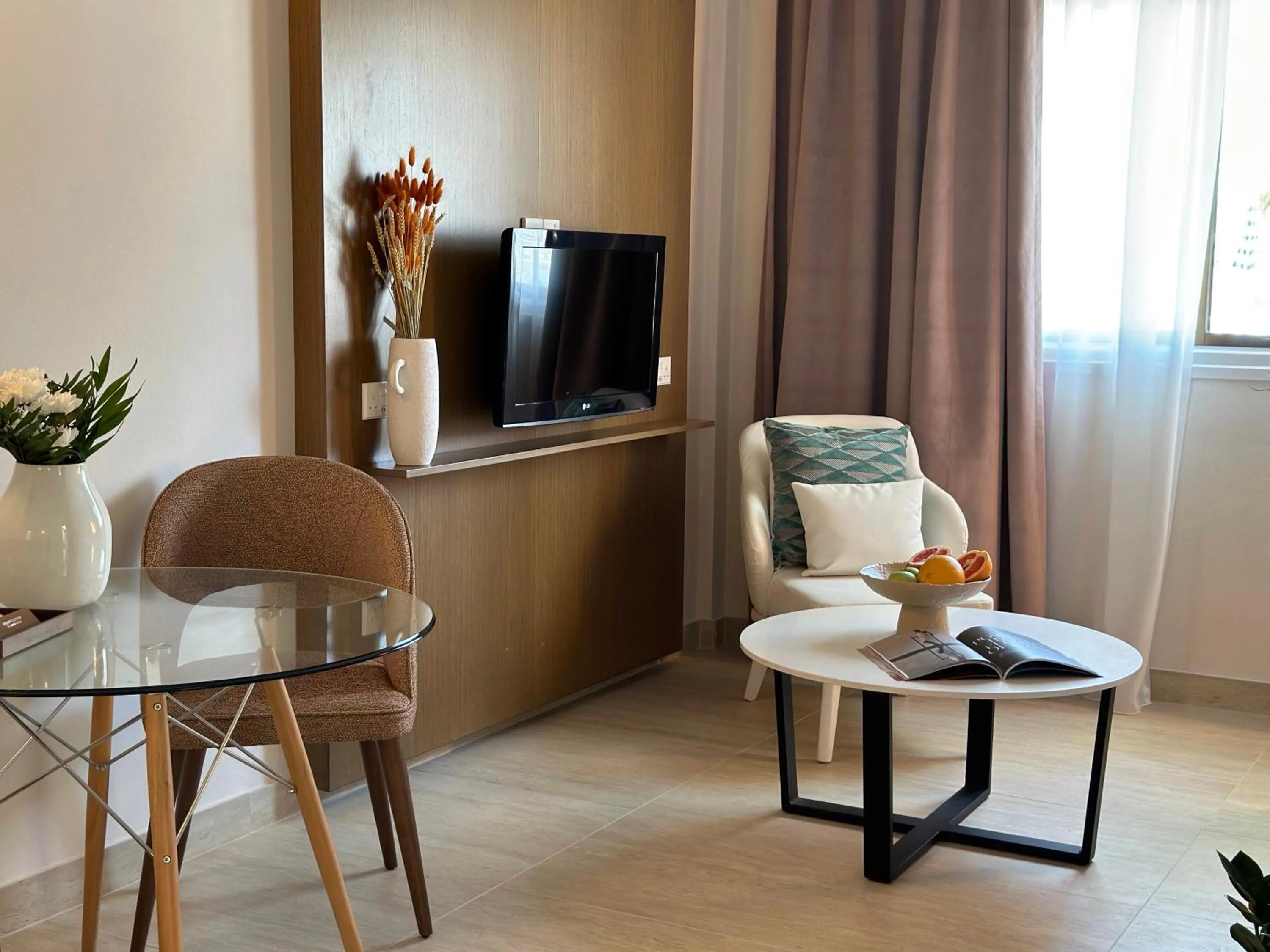 Seating area in King Jason Paphos - Designed for Adults by Louis Hotels