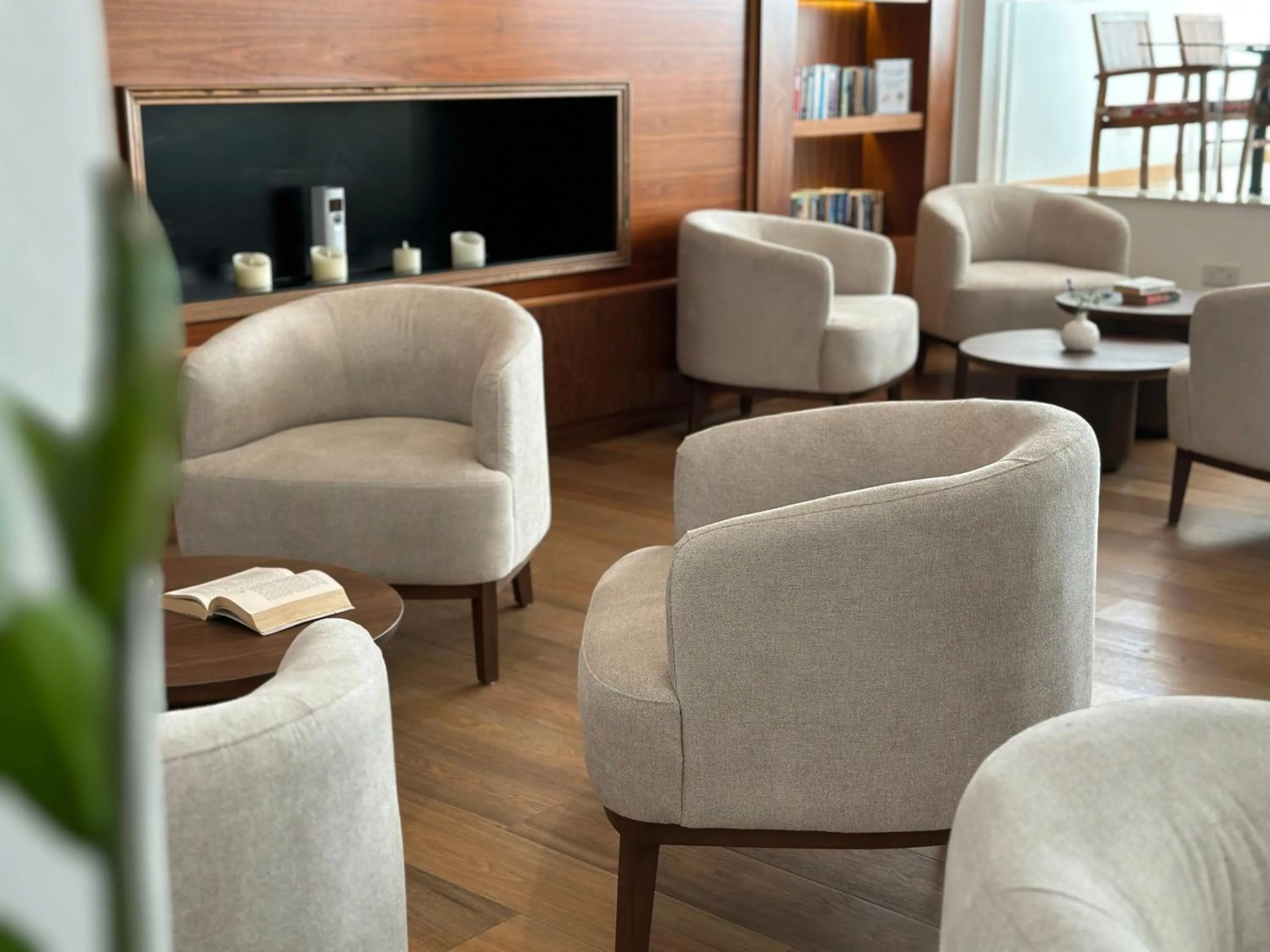 Library in King Jason Paphos - Designed for Adults by Louis Hotels