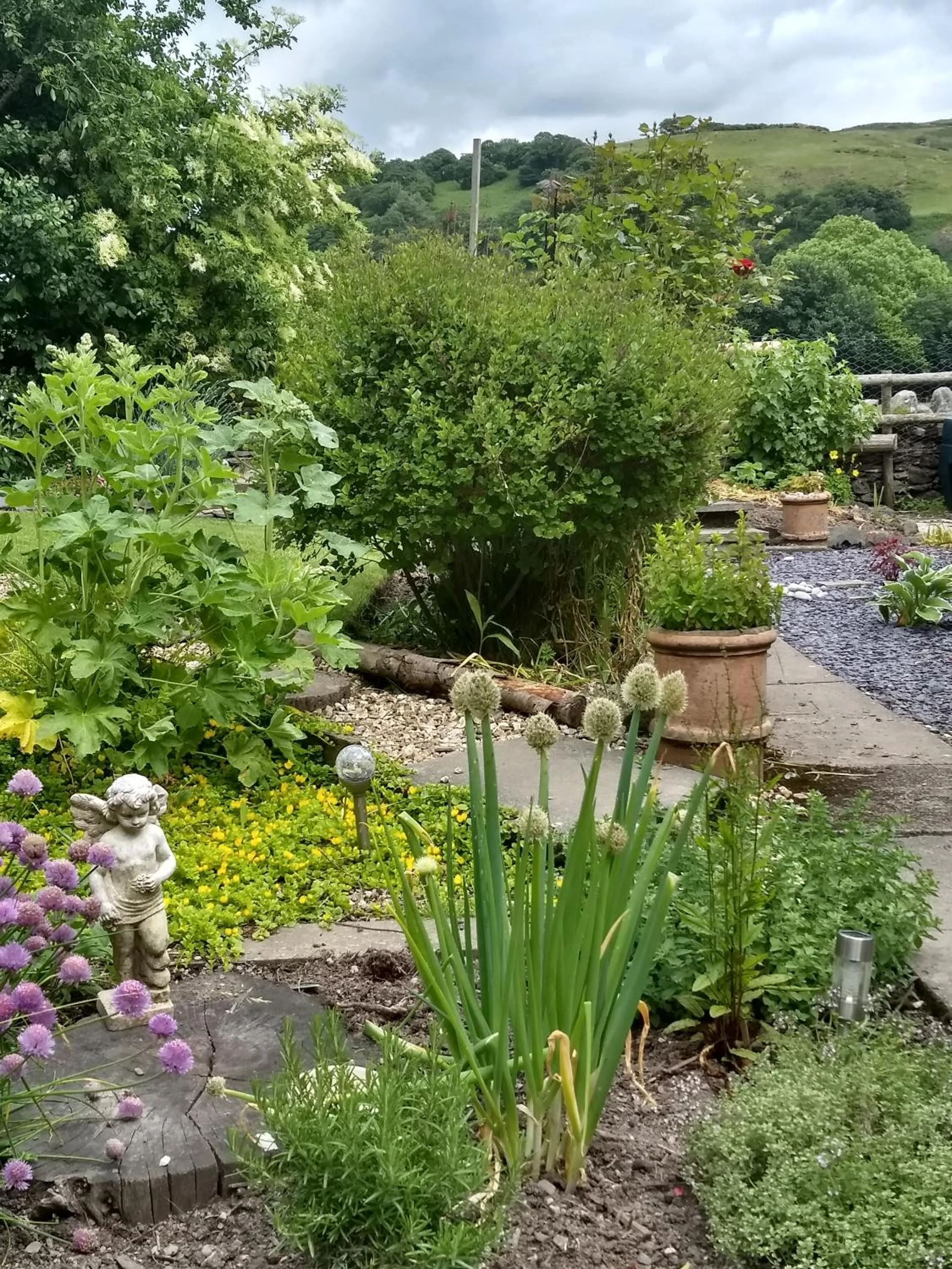 Patio in Pentre ISAF