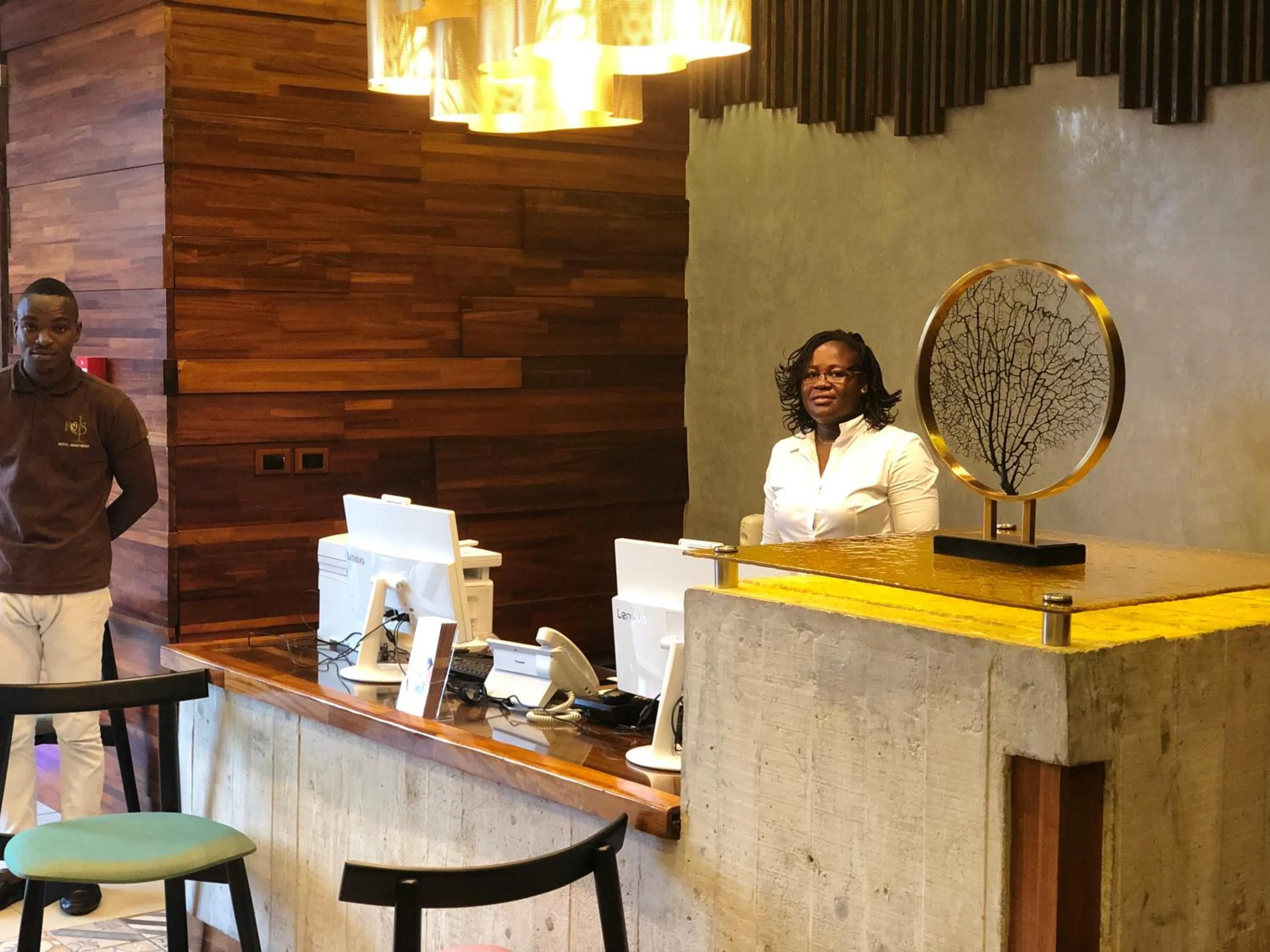 Lobby or reception in Roots Hotel Apartments Abidjan