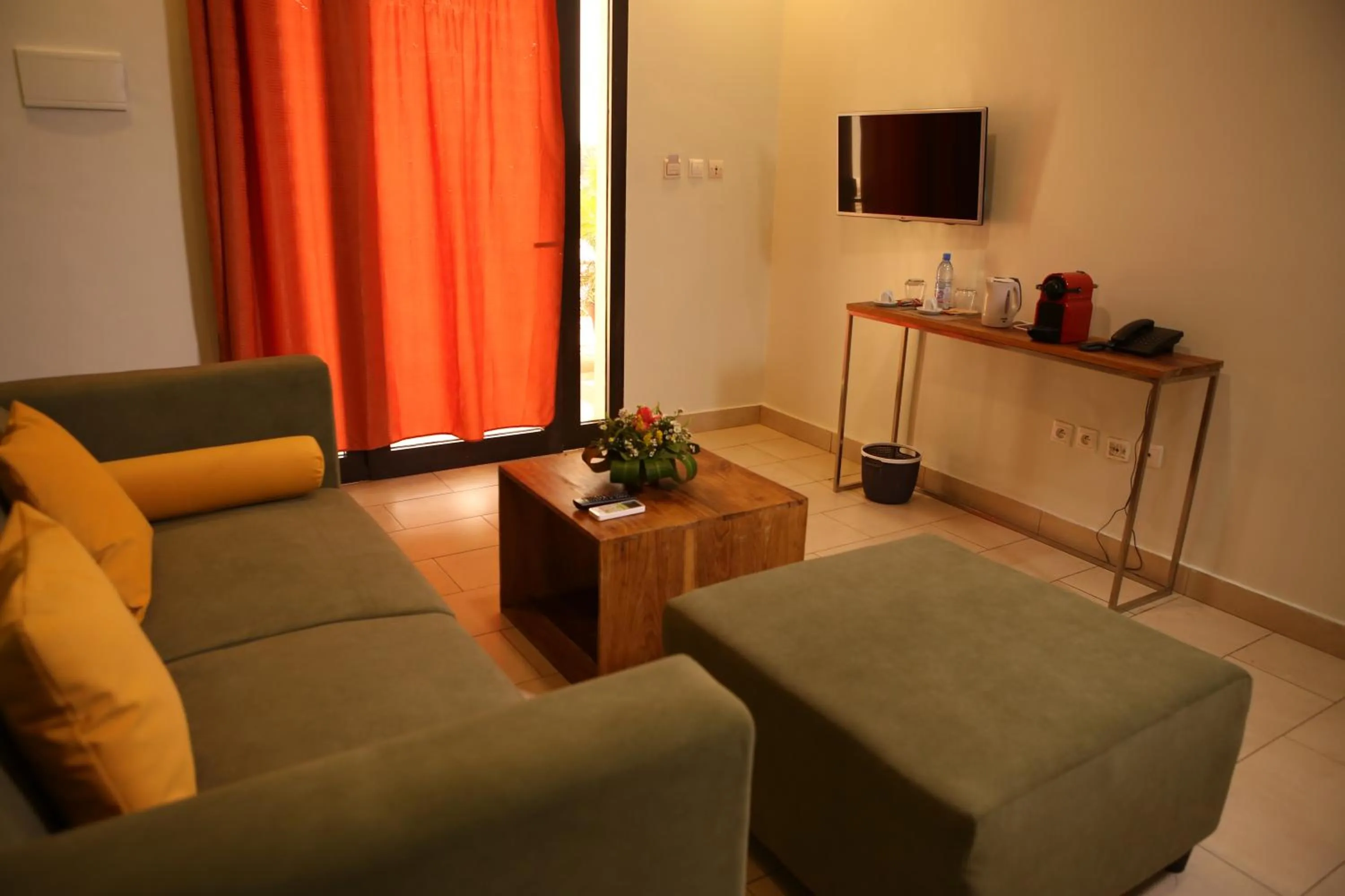 Living room in Au bord de l'eau