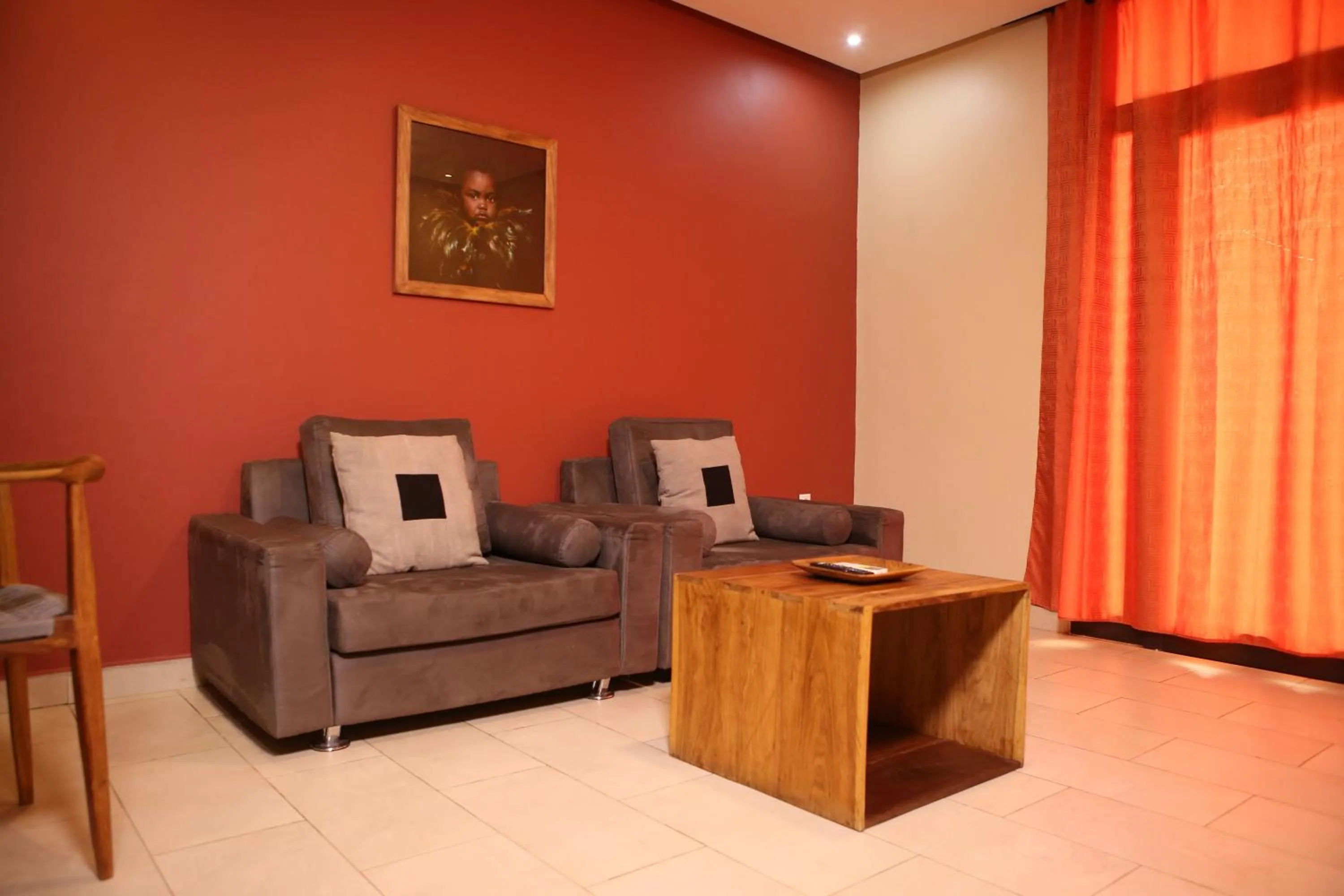 Living room in Au bord de l'eau