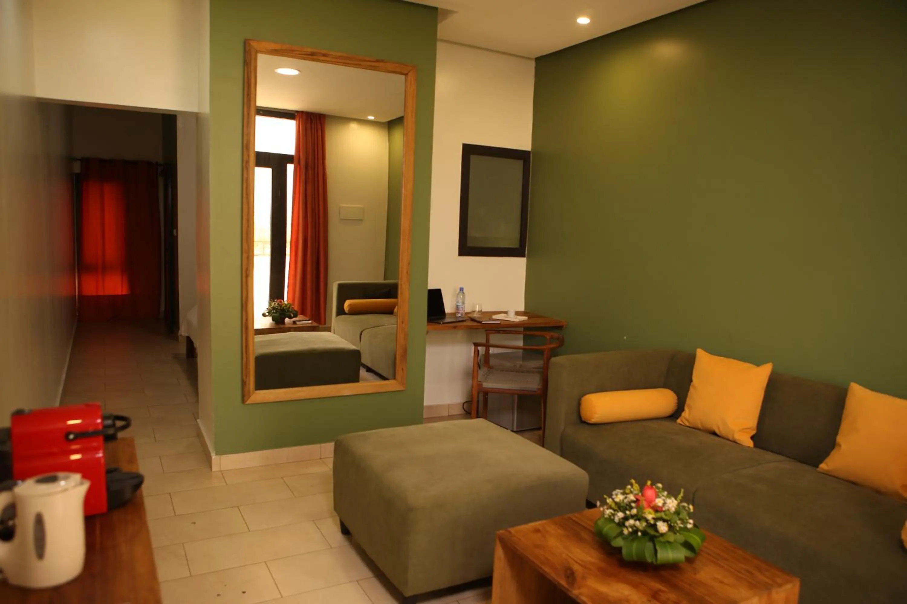 Living room in Au bord de l'eau