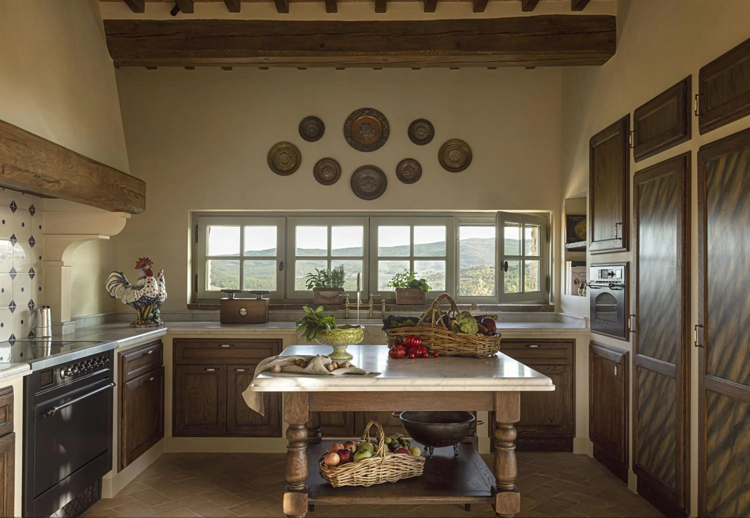 kitchen in Castello di Casole, A Belmond Hotel, Tuscany
