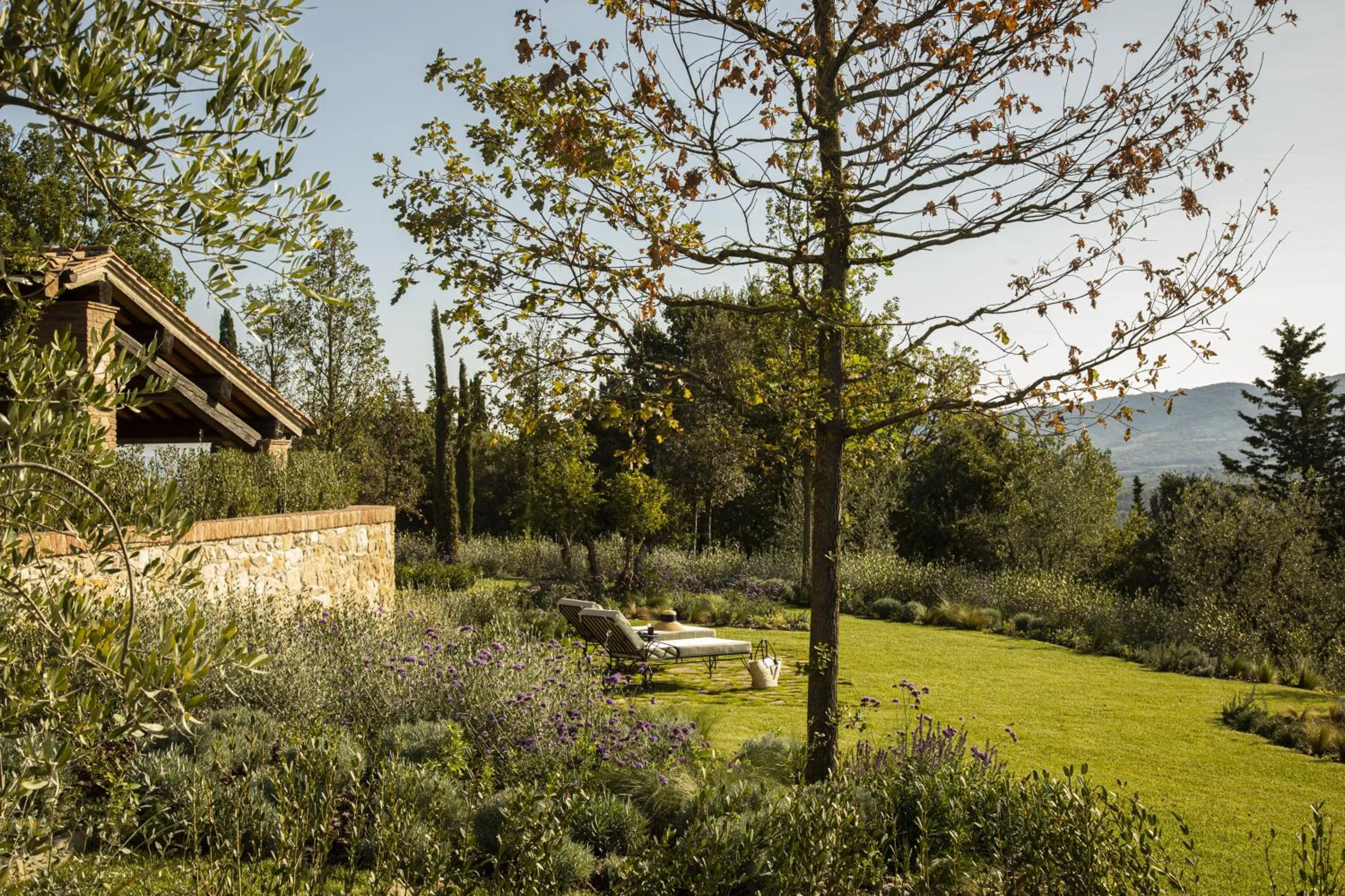 Garden in Castello di Casole, A Belmond Hotel, Tuscany