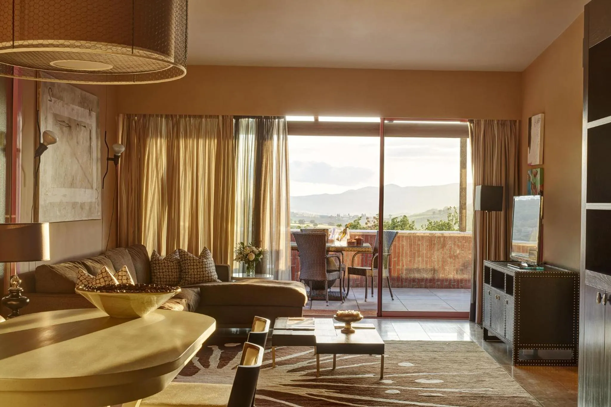 Balcony/Terrace in Castello di Casole, A Belmond Hotel, Tuscany